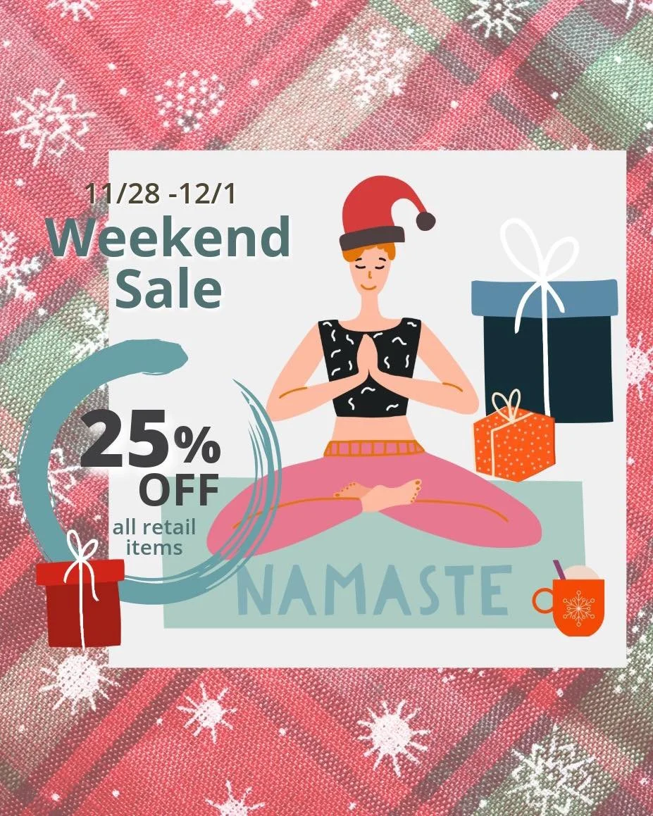 From Plaid Friday to Cider Monday: Come for class, stay for the sale - all retail is 25% off this weekend only!

#plaidfriday #cidermonday #shoplocal #supportsmallbusiness #chelseamichigan