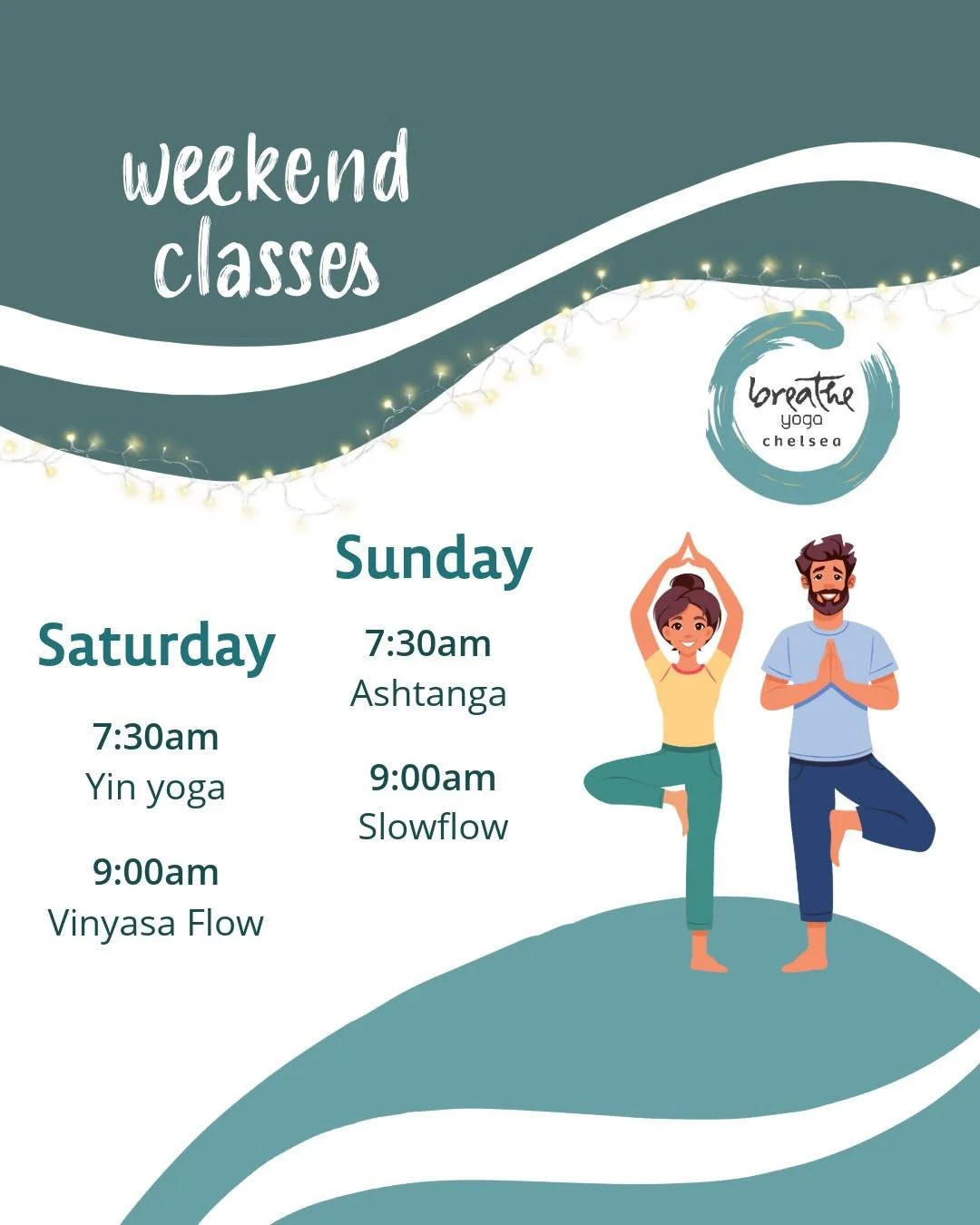 Guests still in town? Share your practice with them! Thanksgiving weekend classes are on. Enjoy a little calm, connection, and grounding together.

Pick up our 🌲Holiday Special🌲 and sign up individually with the same code.
https://app.acuityschedul