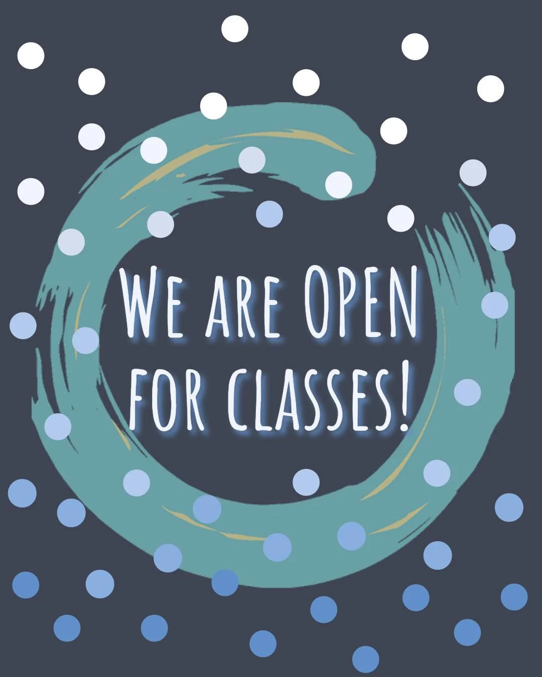 ❄️ Snow Day Update ❄️

If you can make it to the studio safely, we&rsquo;ll be open and happy to see you for class.
Prefer to stay cozy at home? Join us live on Zoom from exactly where you are.

However you choose to practice today, please put your s