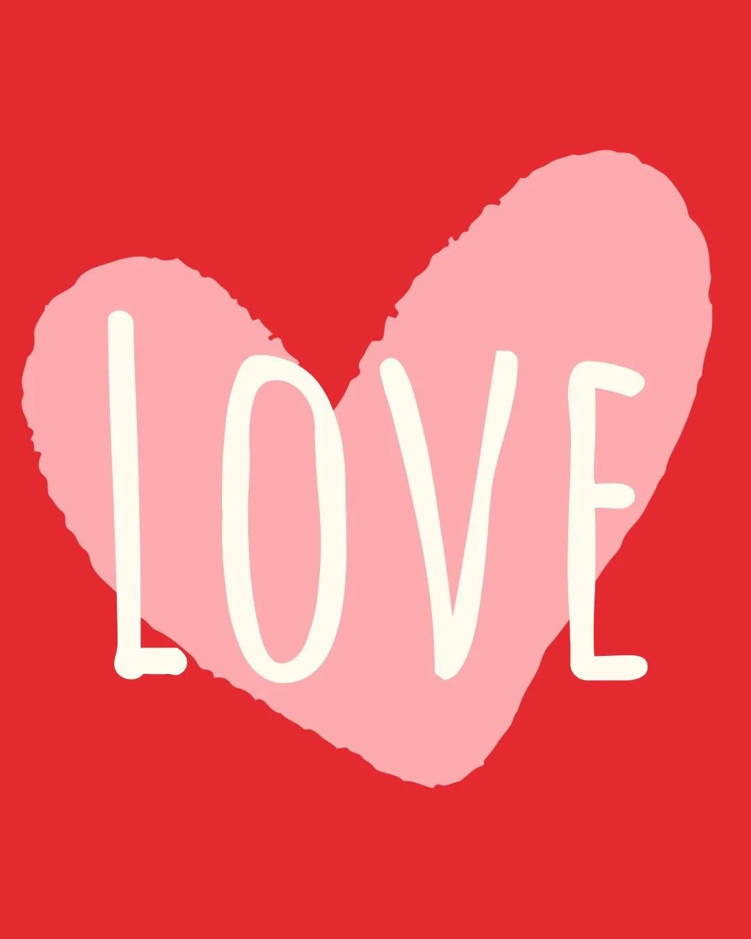 Valentine&rsquo;s Day weekend.
A holiday that can carry a lot of pressure &mdash; expectations, plans, and emotions. But at its core, it&rsquo;s a reminder that the world can always use more LOVE, especially now.

This weekend, try something simple:
