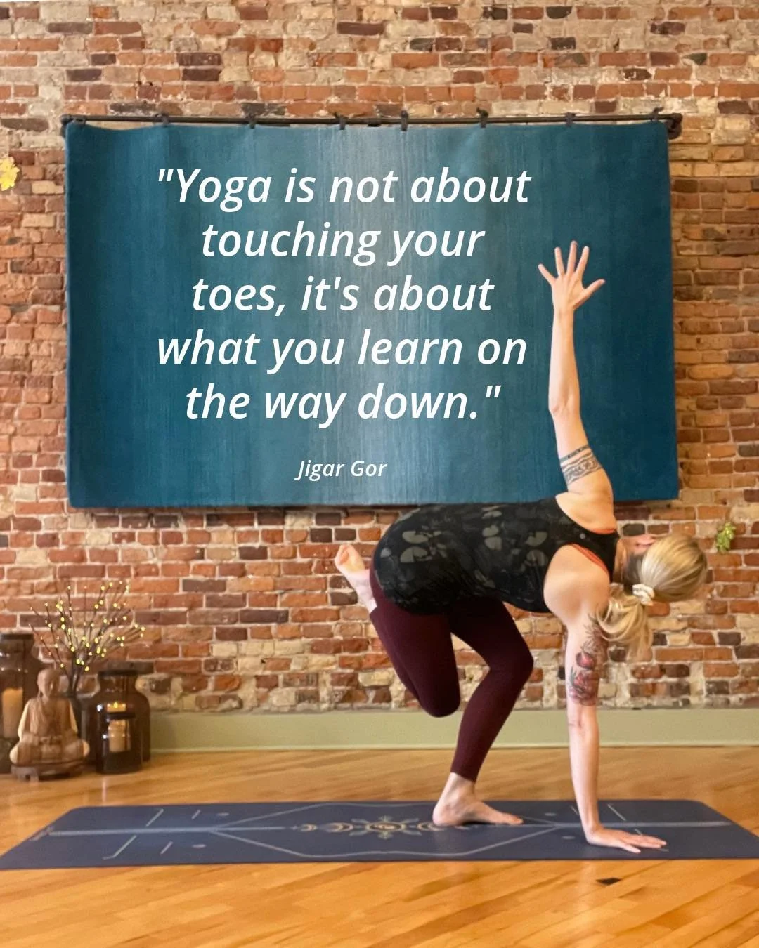 "Yoga is not about touching your toes, it's about what you learn on the way down." - Jigar Gor

Mondays are a reminder that practice isn&rsquo;t about perfection - it&rsquo;s about curiosity, patience, and meeting yourself exactly where you