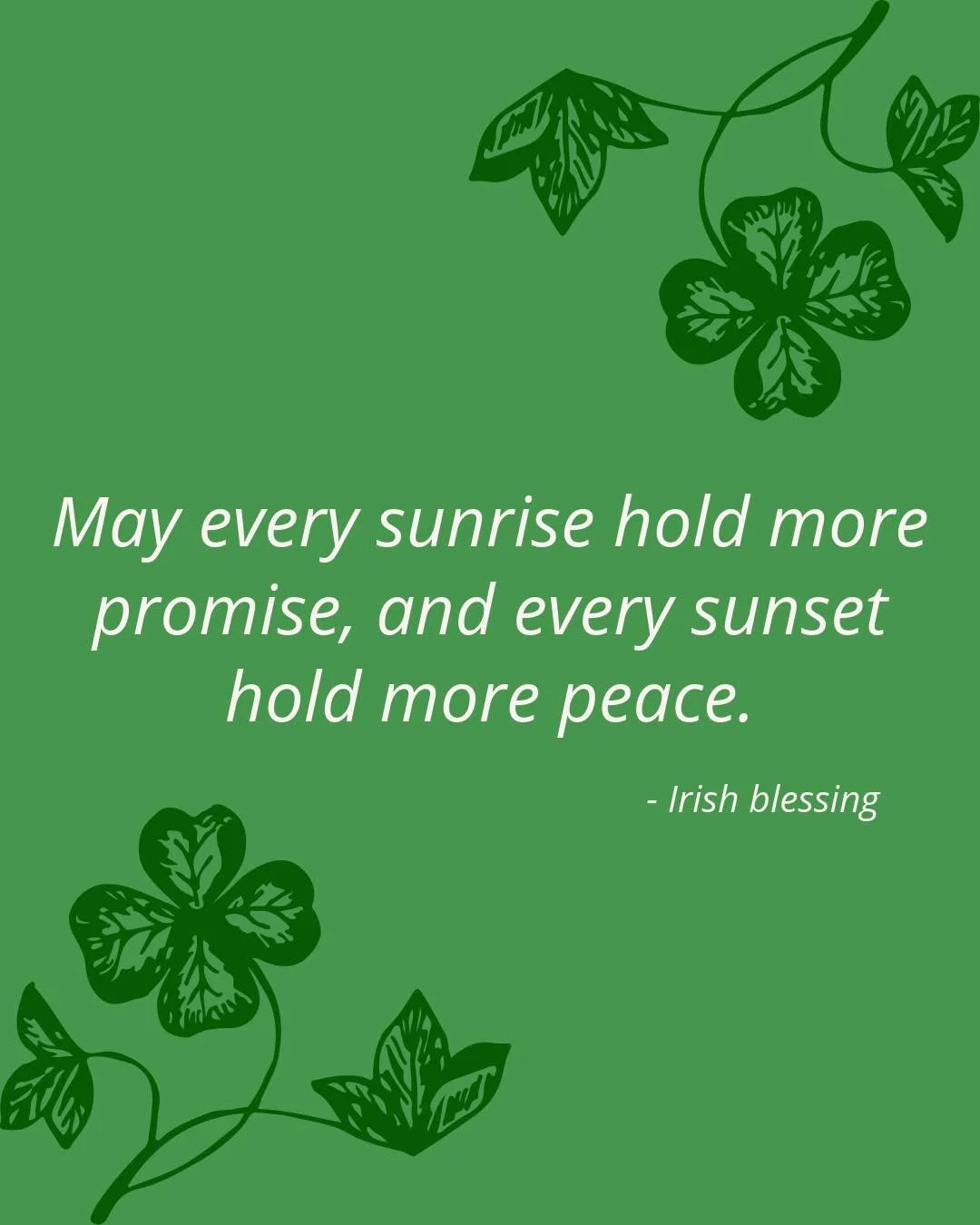 🍀 St. Patrick&rsquo;s Day + full line-up of classes! 🍀

Join us ✨Tuesday✨ for:

Vinyasa Flow - 8:30am
Gentle Yoga - 11:00am
FREE Sangha Class - 4:00pm
VinYin - 6:00pm
Restorative Yoga - 7:30pm

Find your balance, connect, and Breathe with us 💚