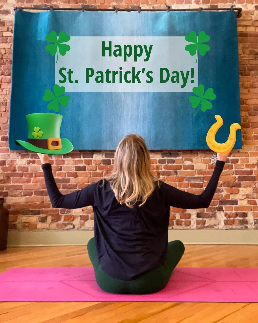 Join us on your mat and find your balance this St. Patrick&rsquo;s Day ☘️
