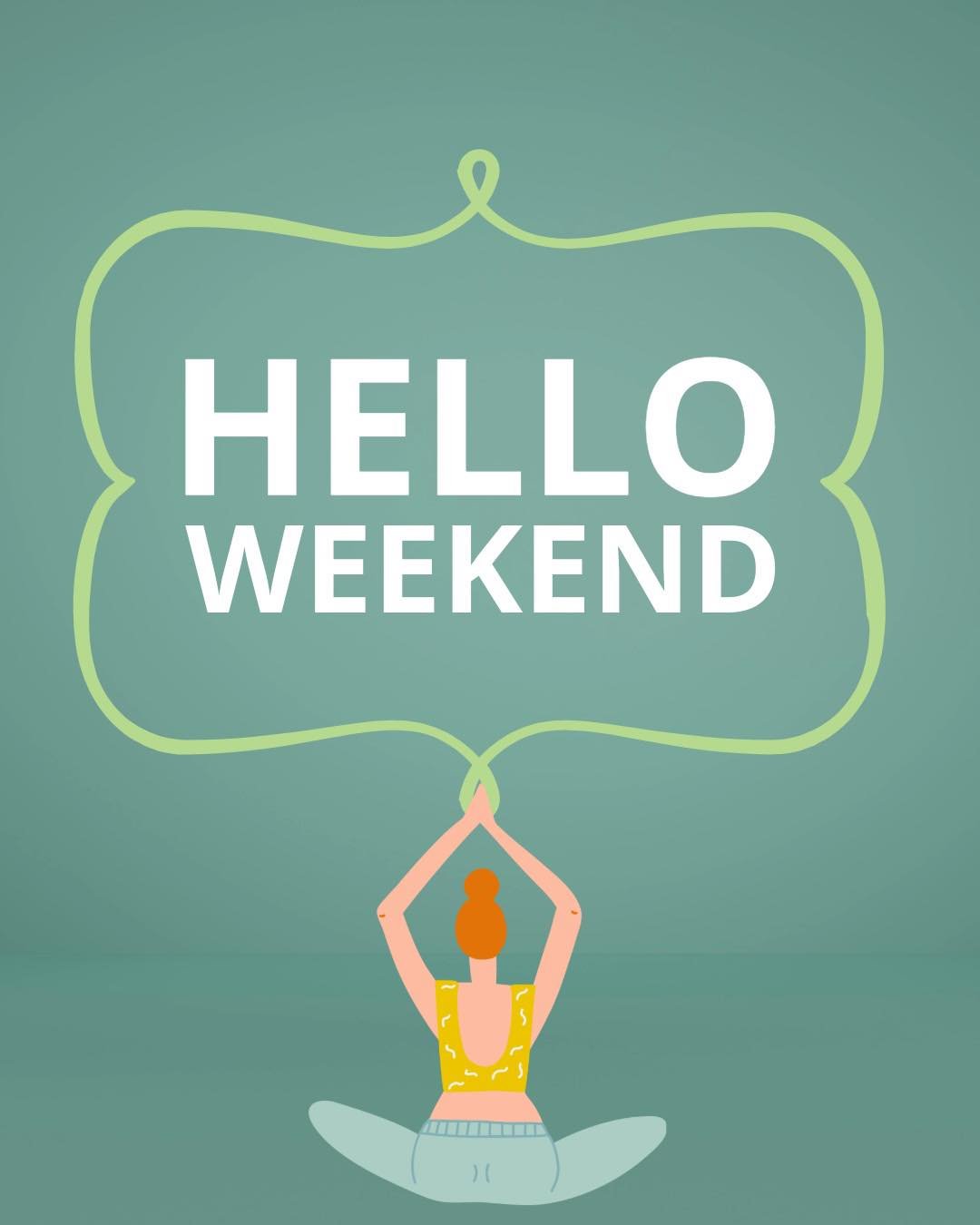Hello Weekend! ✨

Rain or shine, sleepy or energized, grumpy or content - come to your mat exactly as you are.
You don&rsquo;t need to feel flexible, motivated, or &ldquo;ready.&rdquo; Just arrive. Breathe. Move. Pause.

Leave feeling a little lighte