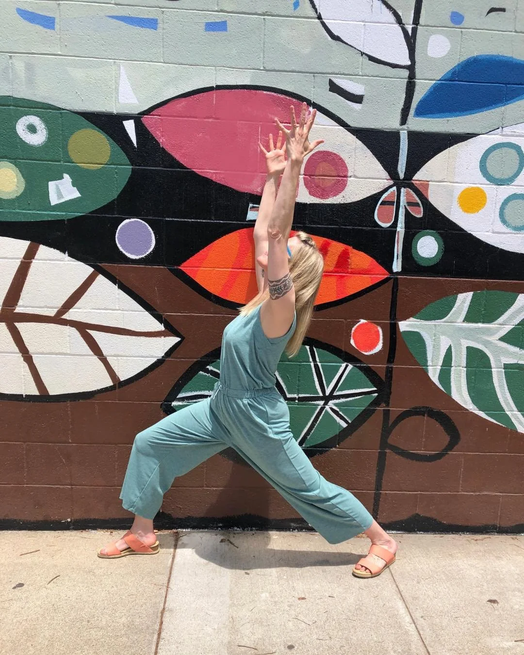 Strong legs. Lifted Spine. Steady focus.

Warrior I (Virabhadrasana A) is a foundational yoga posture designed to build strength, stability, and confidence. This grounding pose energizes the body while encouraging calm, focused breathing - a beautifu