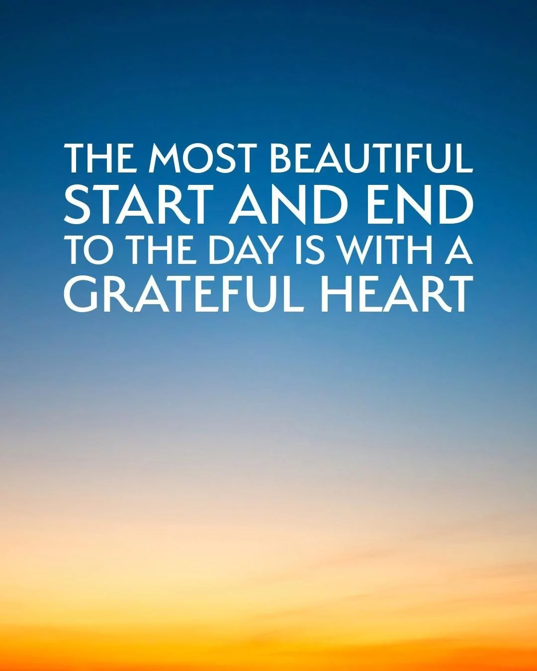 🧡 A few moments of gratitude can shift your perspective and calm your mind.

Take a breath. Find one thing to be thankful for today.
