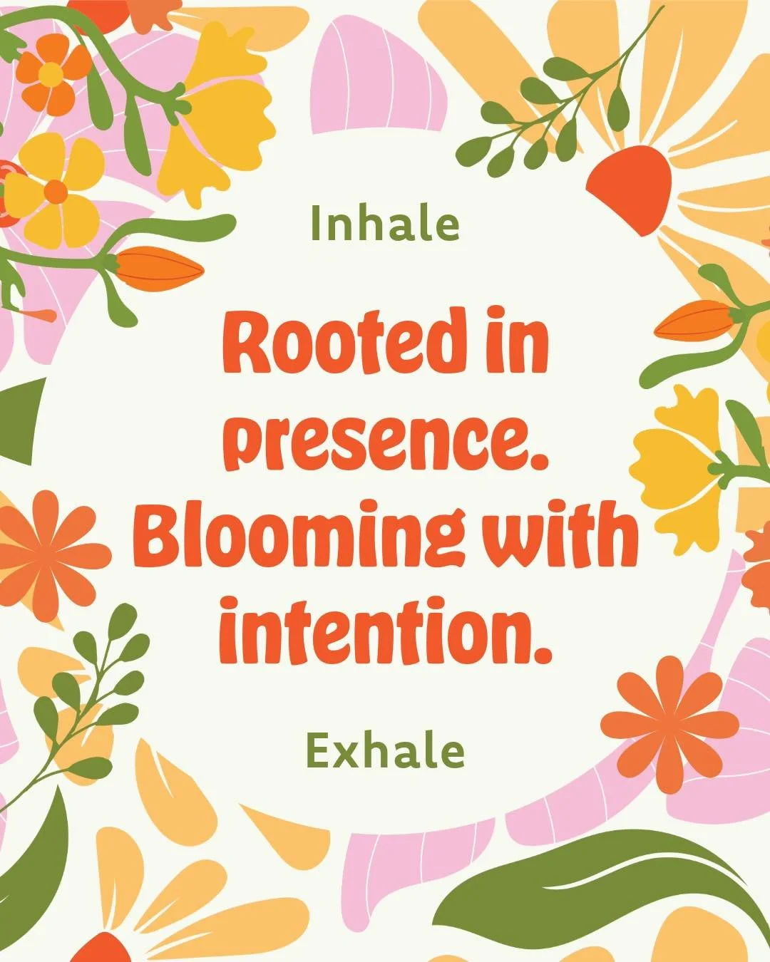 Center yourself in August. One breath at a time.

Start your week grounded - rooted in presence and blooming with intention. 
Let your practice create balance, peace, and steadiness from the inside out.

✨Monday✨ classes: 6:30am &amp; 8:30am Slowflow