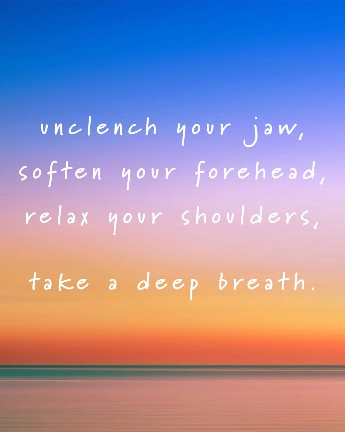 Unclench your jaw.
Soften your forehead.
Relax your shoulders.
Take a deep breath.

Consider this your reminder: you don&rsquo;t have to carry it all.

✨Thursday✨ classes

6:30 AM - VinYin
8:30 AM - Slowflow Plus
4:30 PM - Pilates
6:00 PM - VinYin

G