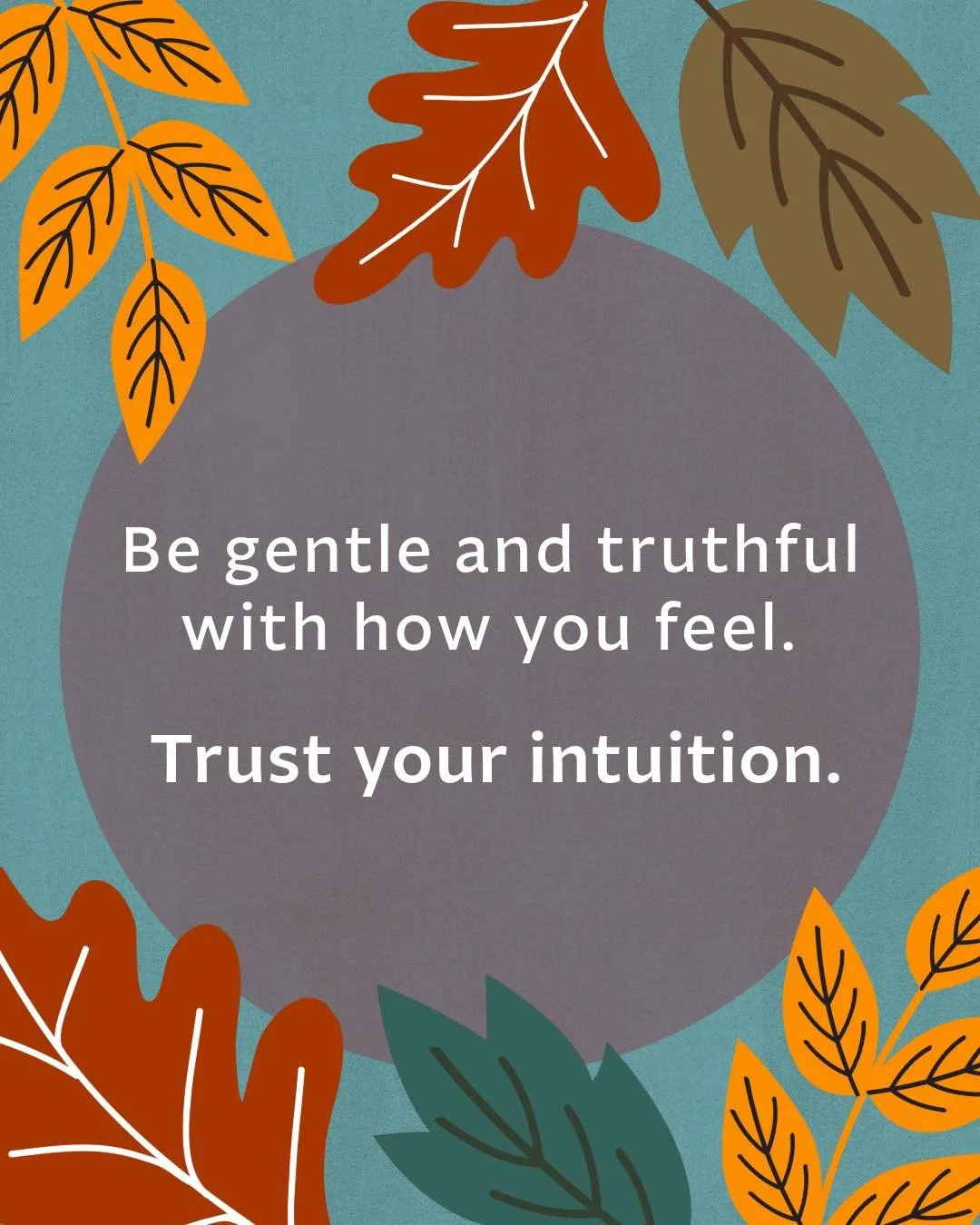 Hello, October! 🍂

&ldquo;Be gentle and truthful with how you feel.
Trust your intuition.&rdquo;

As we step into a new month, take a moment to notice what you need - without judgment and without forcing.

Let your practice meet you where you are to