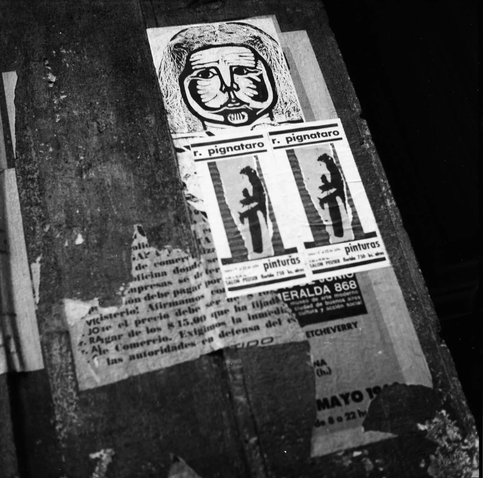 c. July 1964. Street advertisement in Buenos Aires. Location unknown. Photo by Roberto Pignataro. © All rights reserved. 