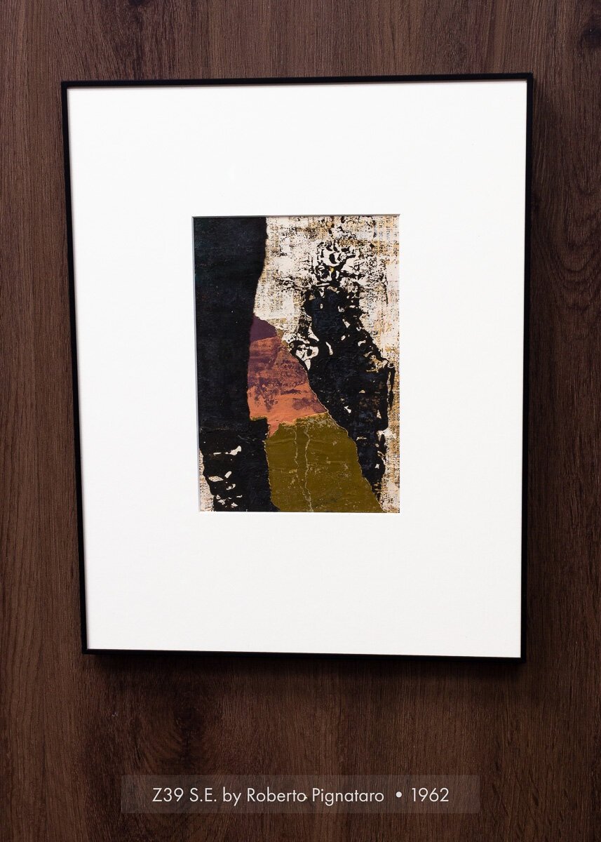 Title: "Z39 S.E." Collage by Roberto Pignataro (1962)