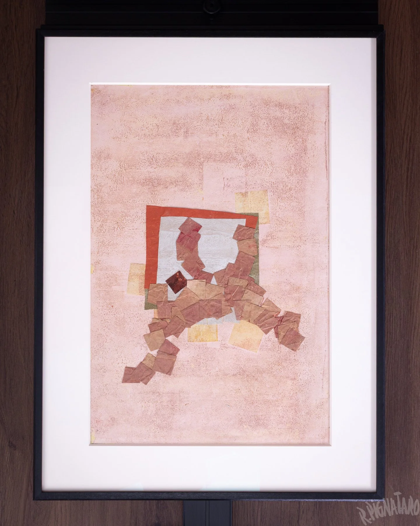 ▲ Roberto Pignataro, Artwork C.O. 559, 1976. Oil and paper collage on construction paper, 65 × 50 cm.
