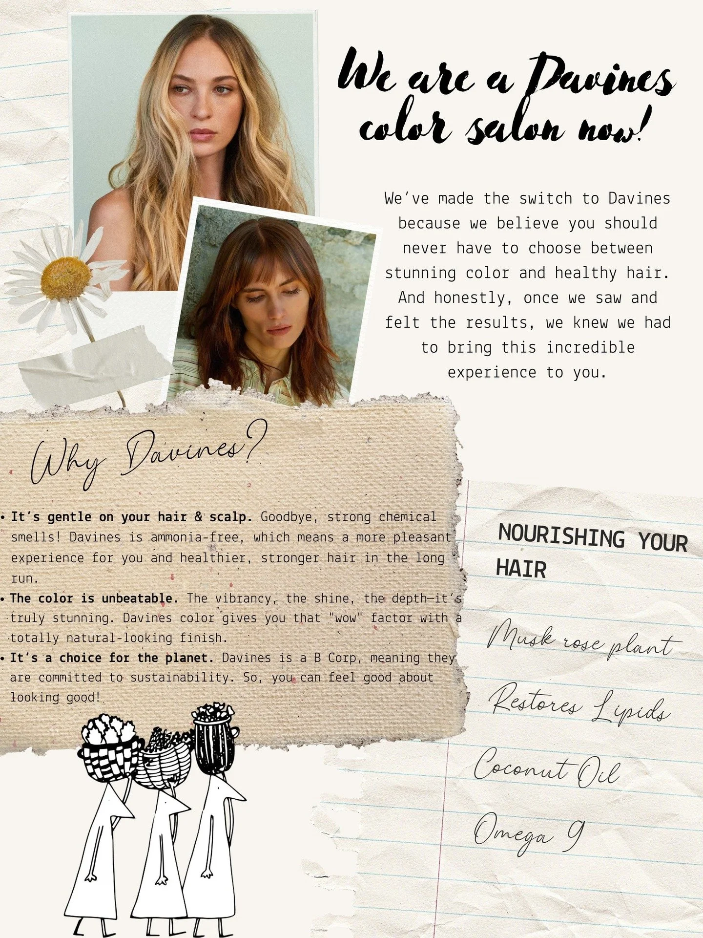 We're so excited to announce that we're now a @davinescolor salon!
#raleighhairsalon #raleighhairstylist #raleighhair #blonde #hairstylist #hair #highlights #raleighlocal #davines #davinescolor #haircolor #davinessalon