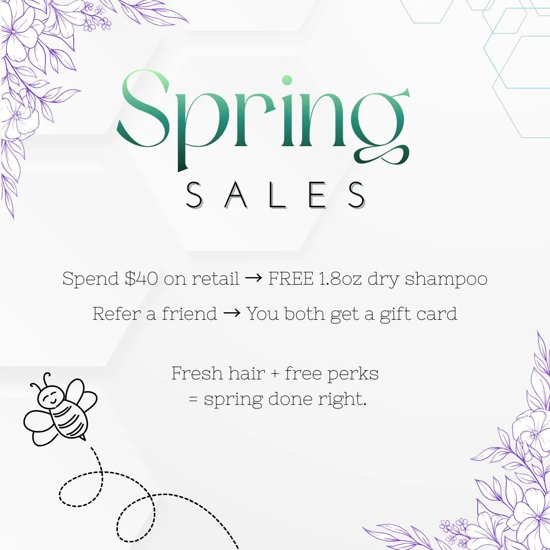 Our new sale is here!! 
#raleighhairsalon #raleighhairstylist #raleighair #raleighlocalbusiness #hairsalon