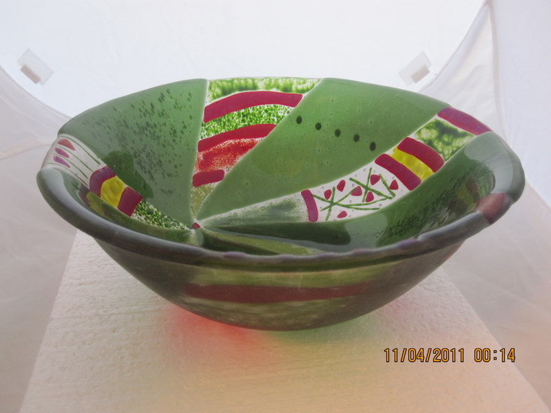 Deep bowl-Watermelon...SOLD