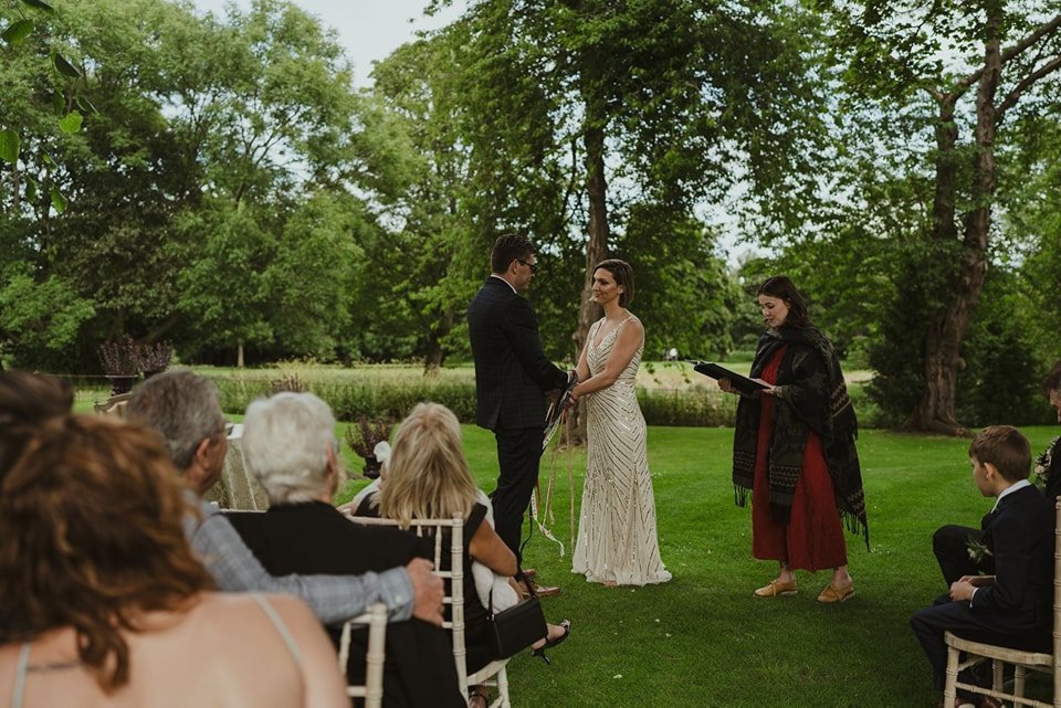 K&amp;J came to Scotland from the States to renew their vows at the absolutely stunning @prestonfieldhouseedinburgh . 
I love doing vow renewals because you don't have to do them, there are no tax breaks, no new legal footing. You do it because you w