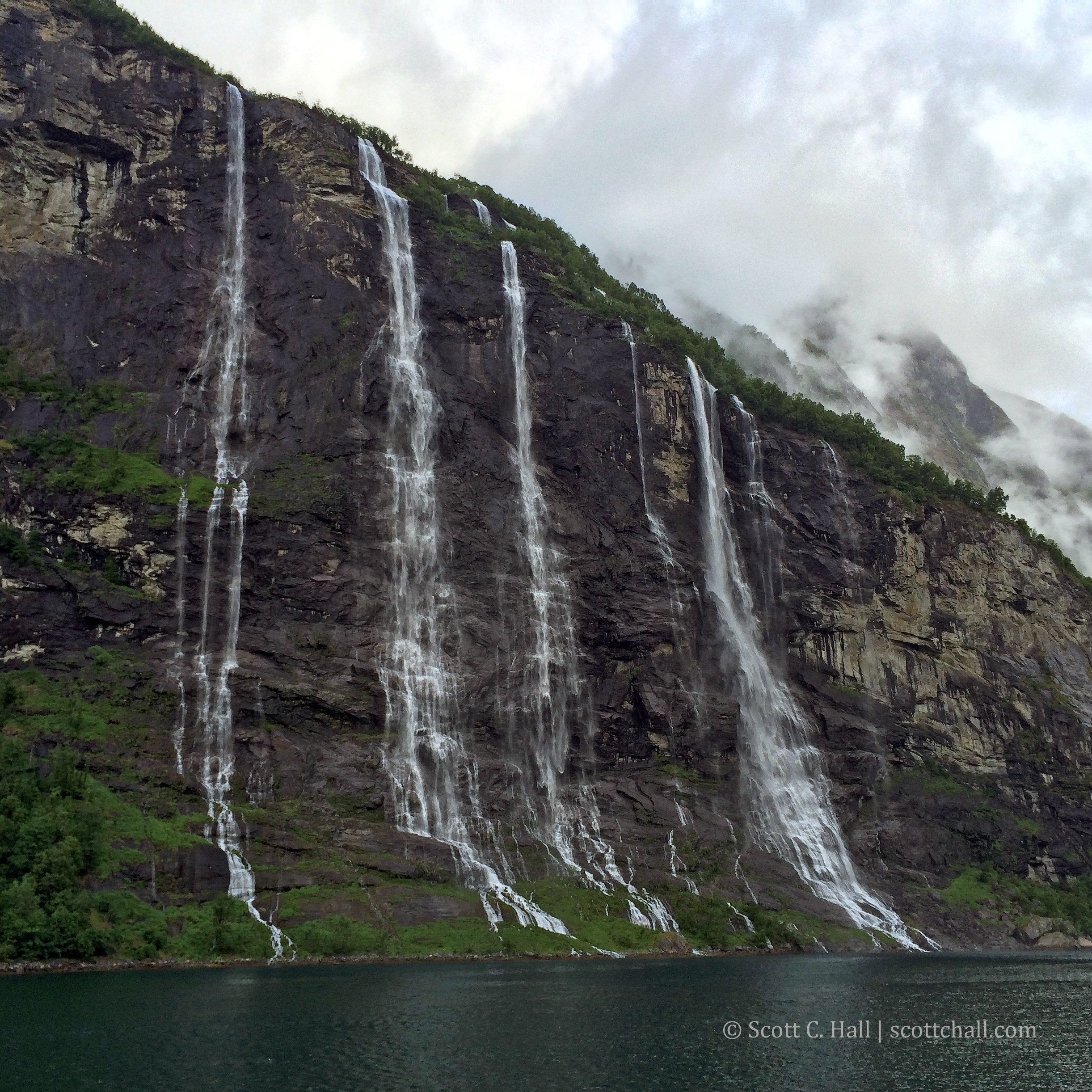 Trollstigen Waterfall (Rauma, Norway)