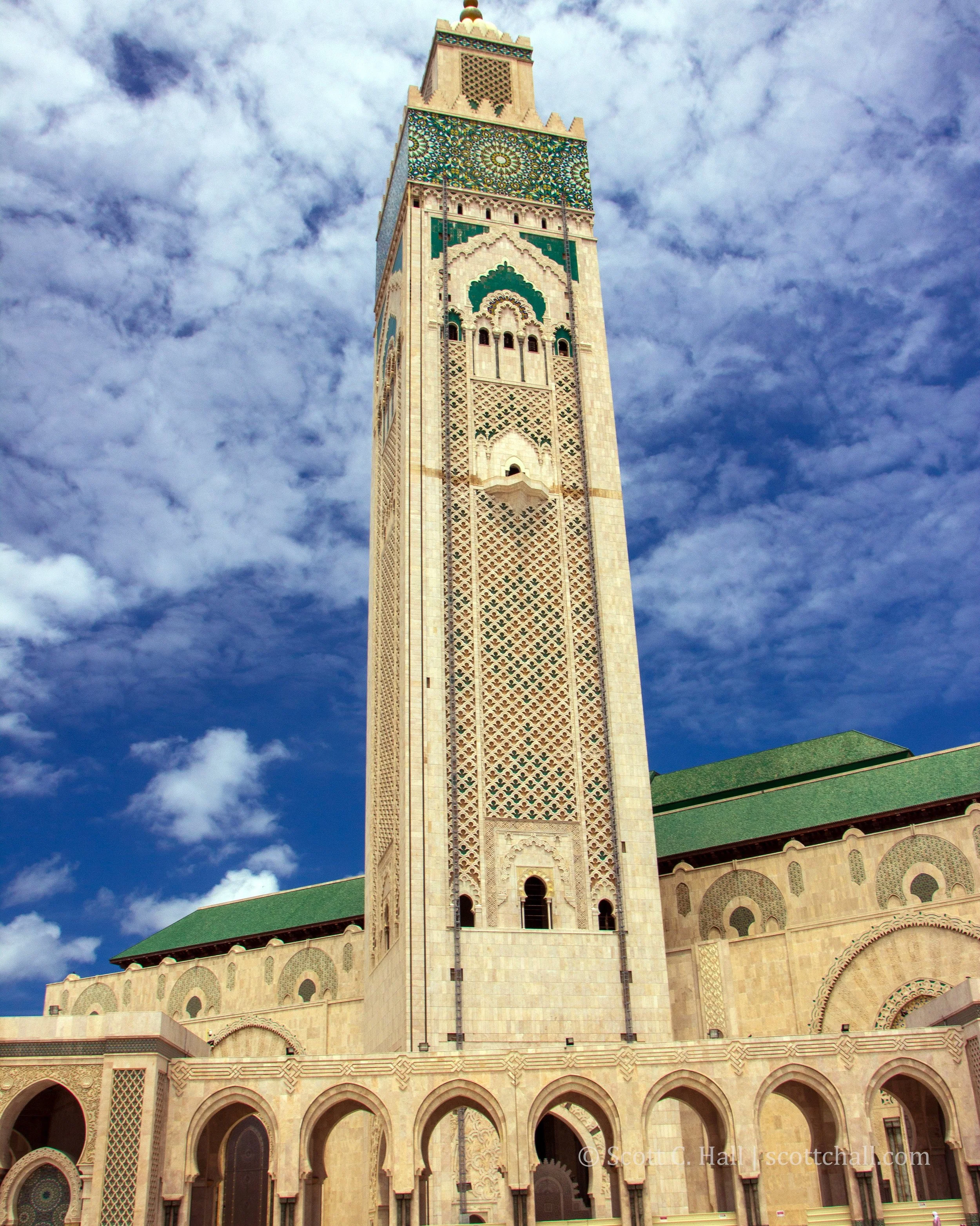Hassan II Mosque Minaret (Casablanca, Morocco)