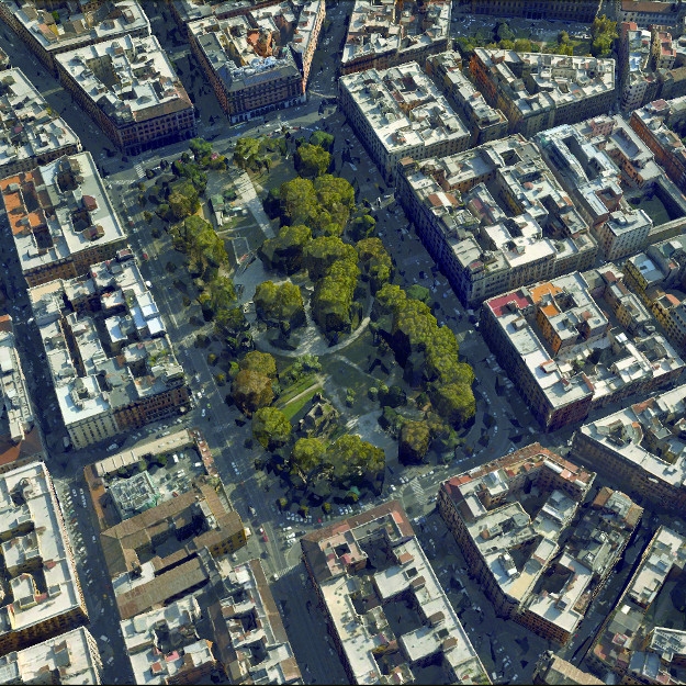 Rom Piazza Vittorio Emanuele II. Luftbild von N.jpg