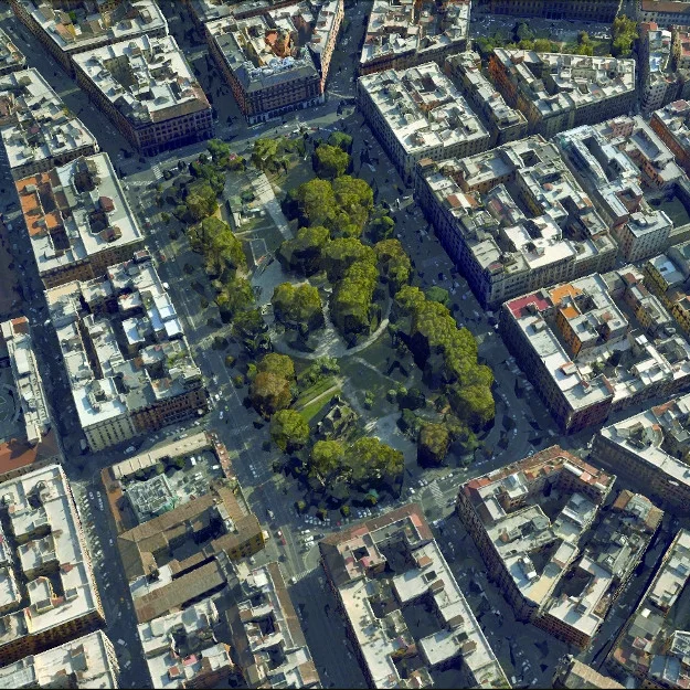 Rom Piazza Vittorio Emanuele II. Luftbild von N.jpg
