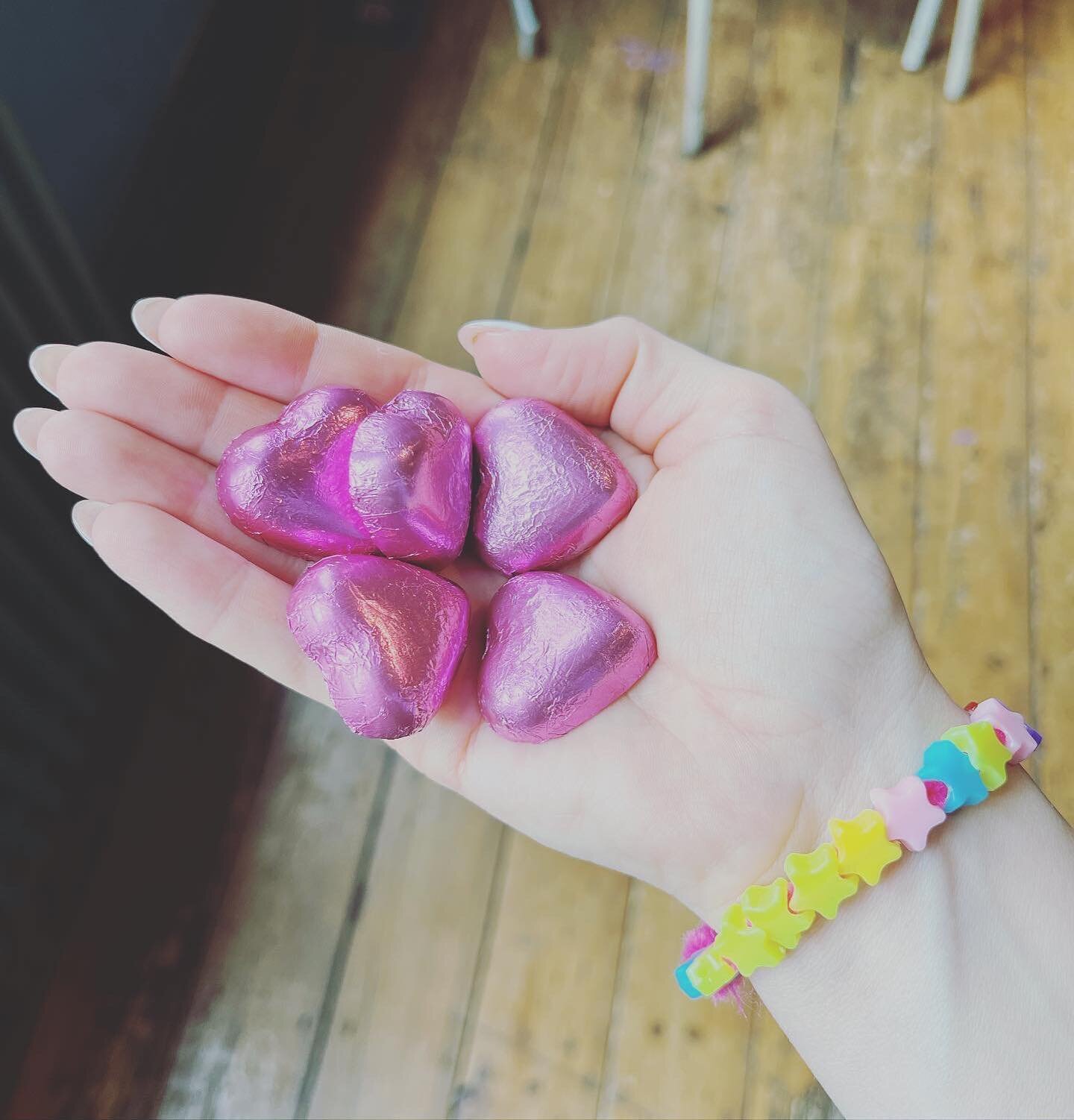 Happy Valentines Day from us! Ft. My Valentine&rsquo;s bracelet handmade and gifted from one of my lovely Tiny Dancers 💌
Swipe to see a happy pair of volcanoes and have a sing along! #someonetolava 🌋&hearts;️🌋