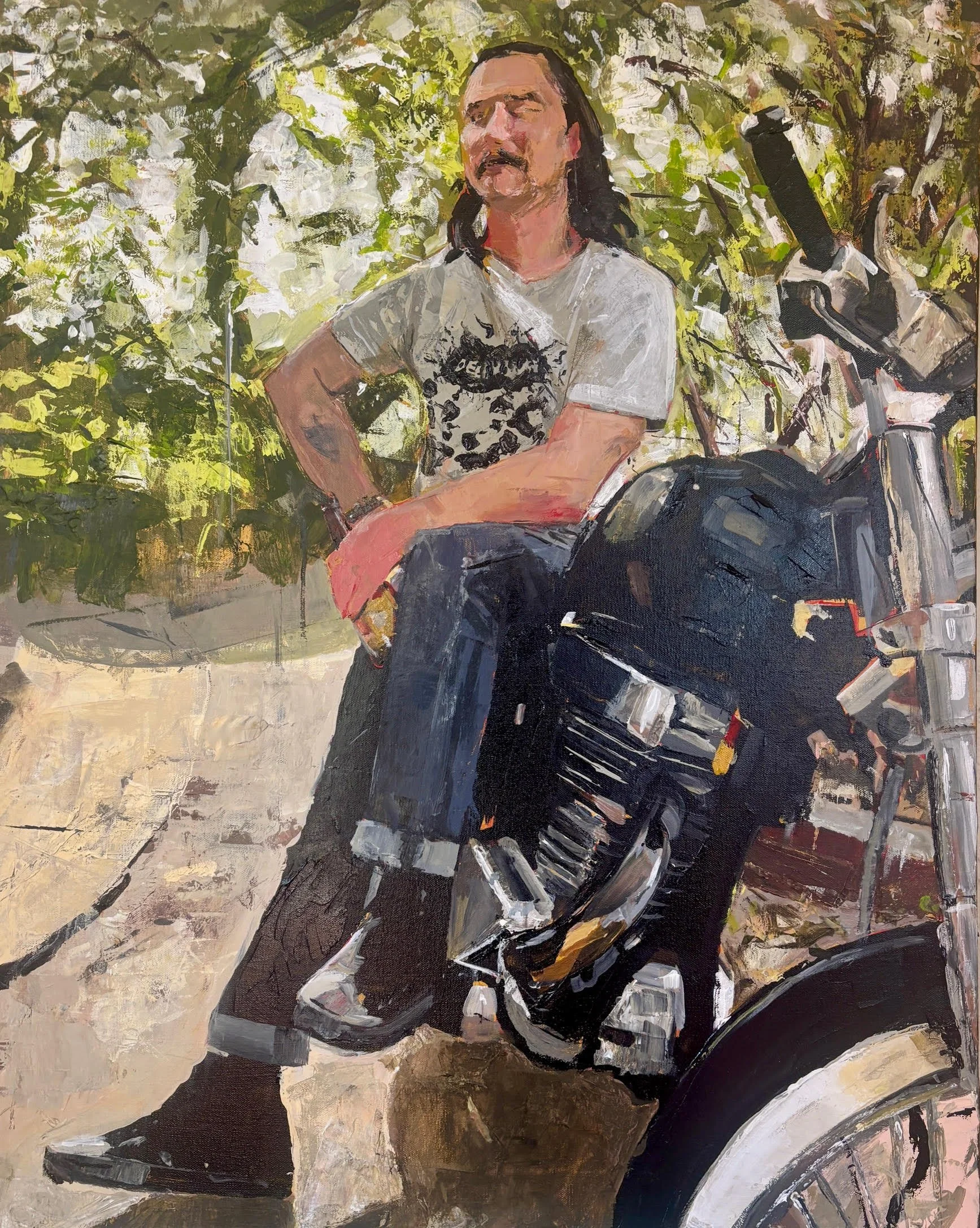 Bacio on a Motorcycle