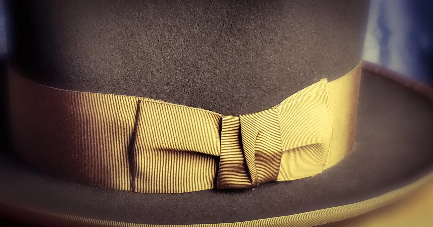 50 mm Vintage Green Ribbon, Cotton/Rayon blend