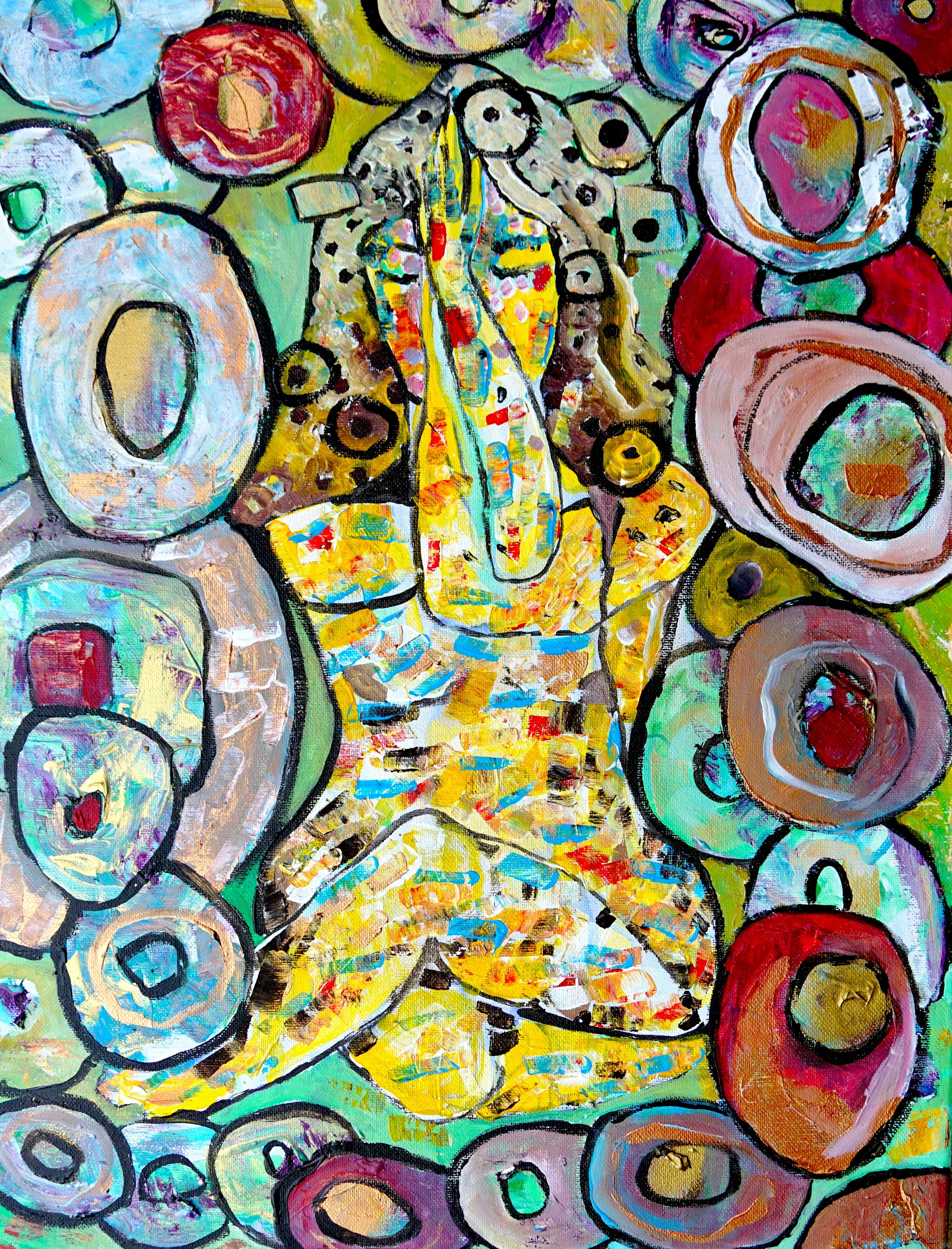 Pretzels and Donuts for Love, Acrylic, 24"/18" $150