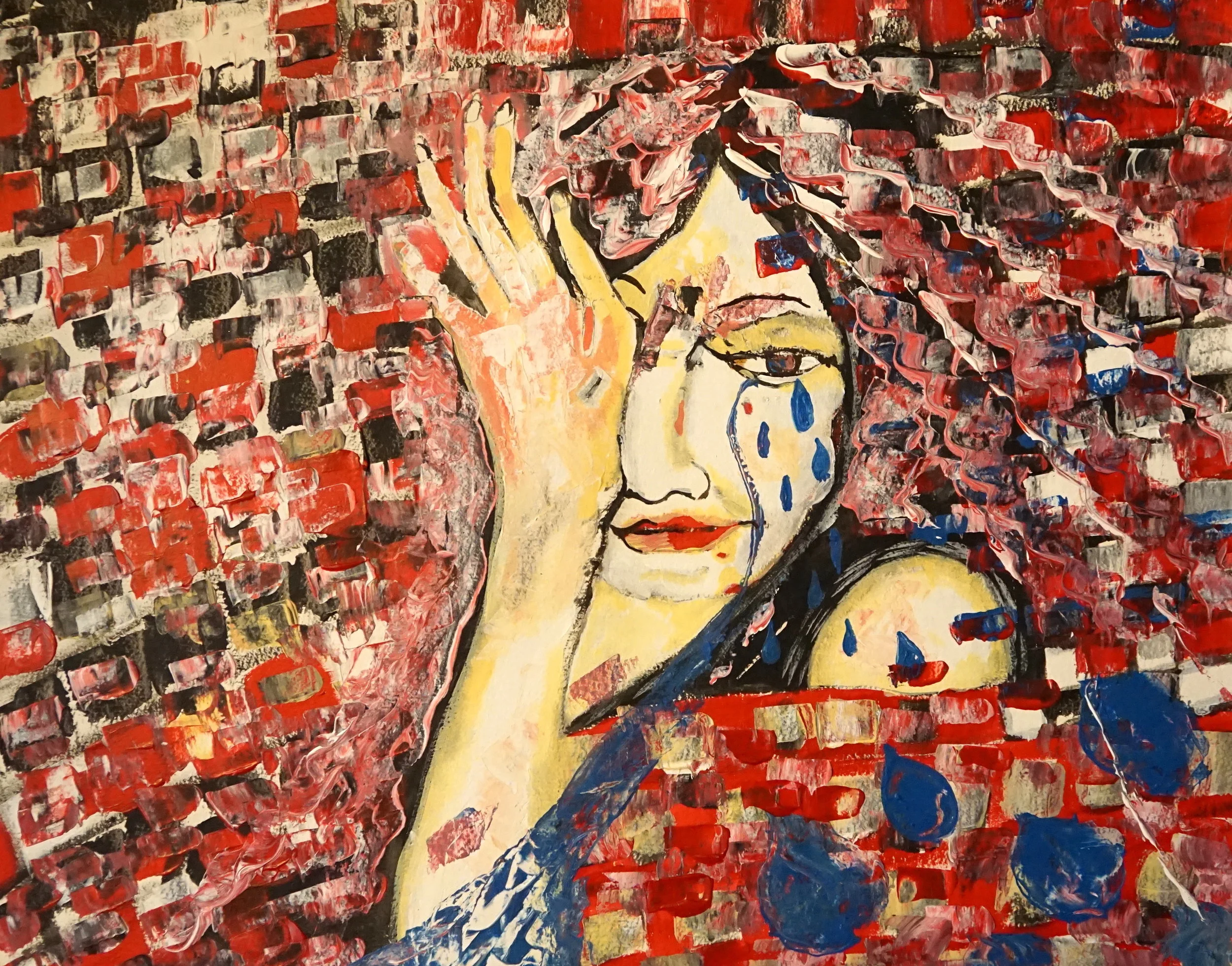 Crocodile Tears, Acrylic  19"/24" $50