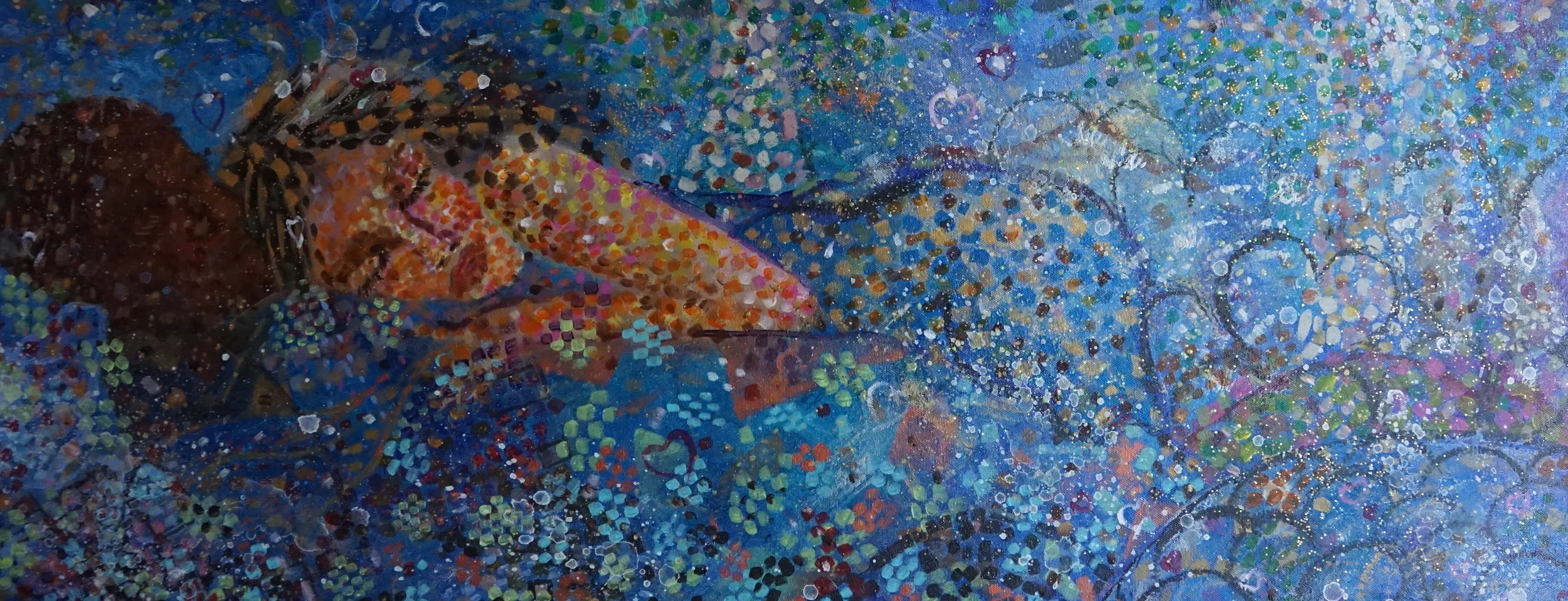 My Love Dream, Acrylic, 40"/16" Sold