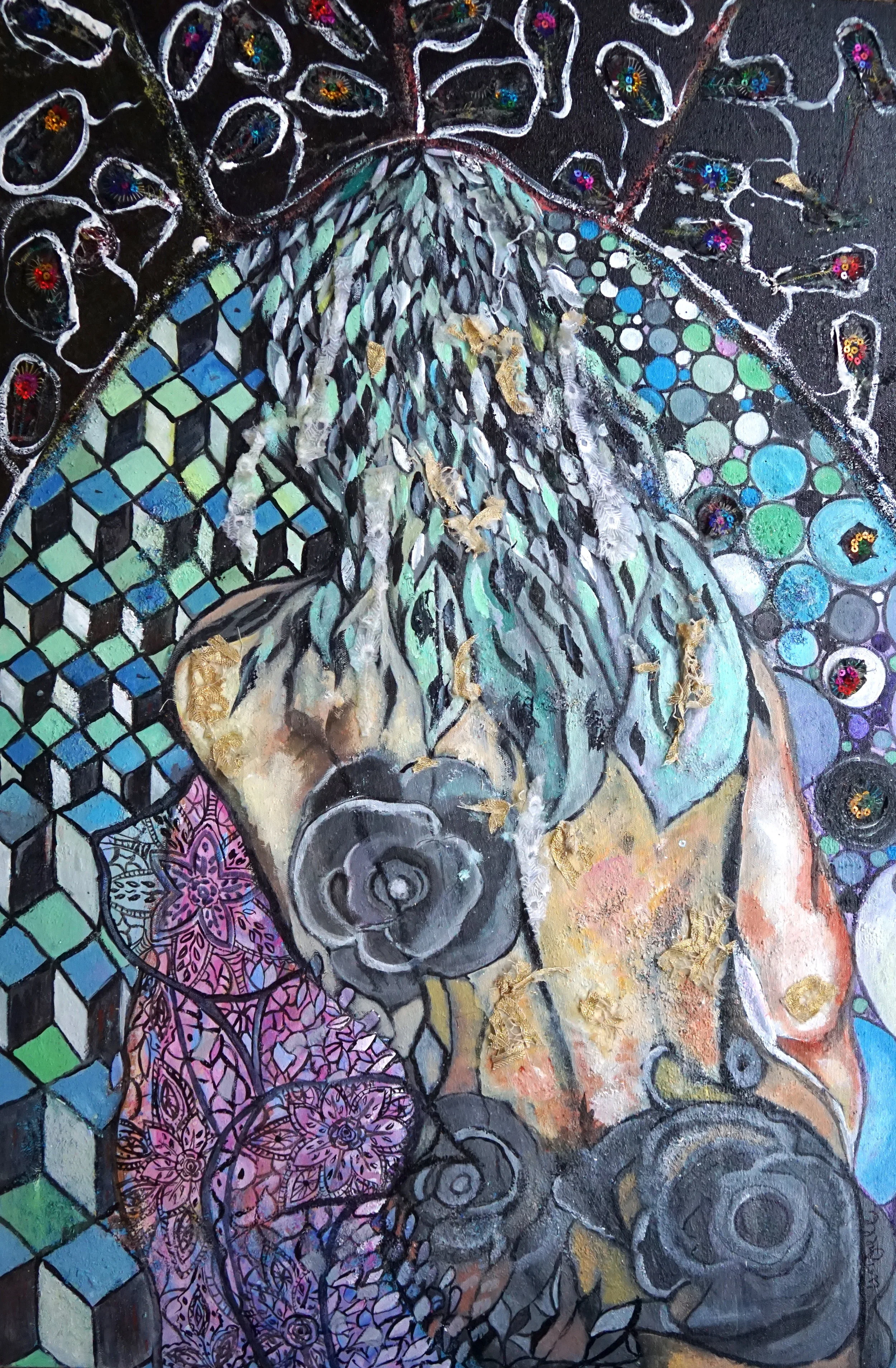 Leaving the Matrix, Mixed, 36"/24" $750