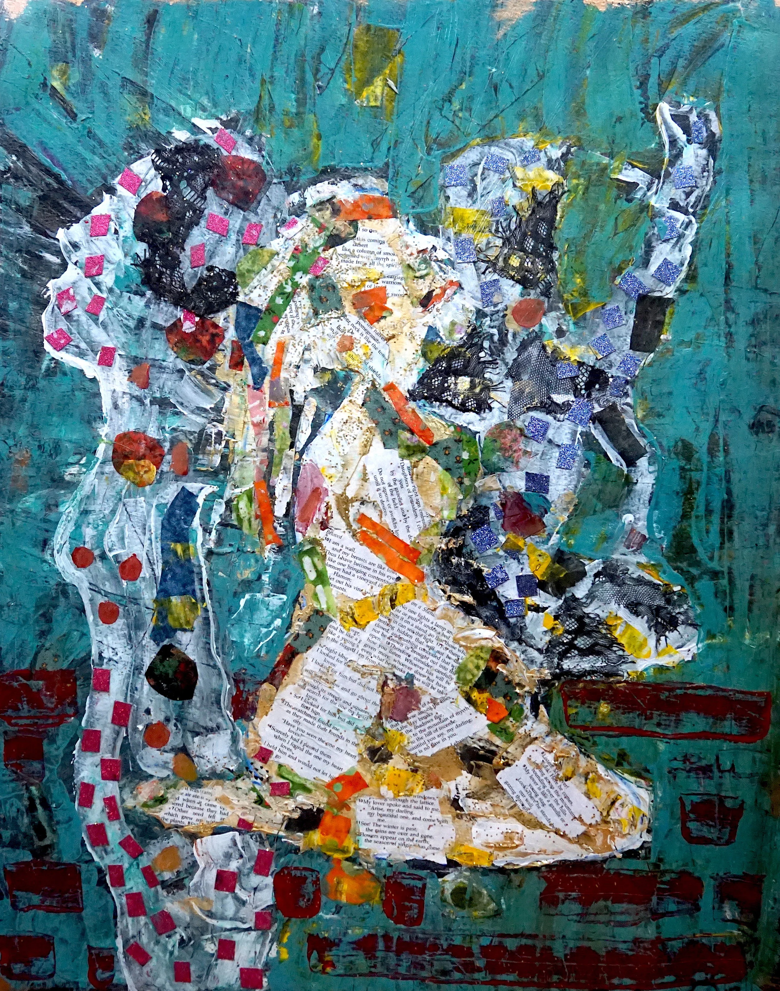 Soul Searching, Mixed Media  19"/24"  SOLD