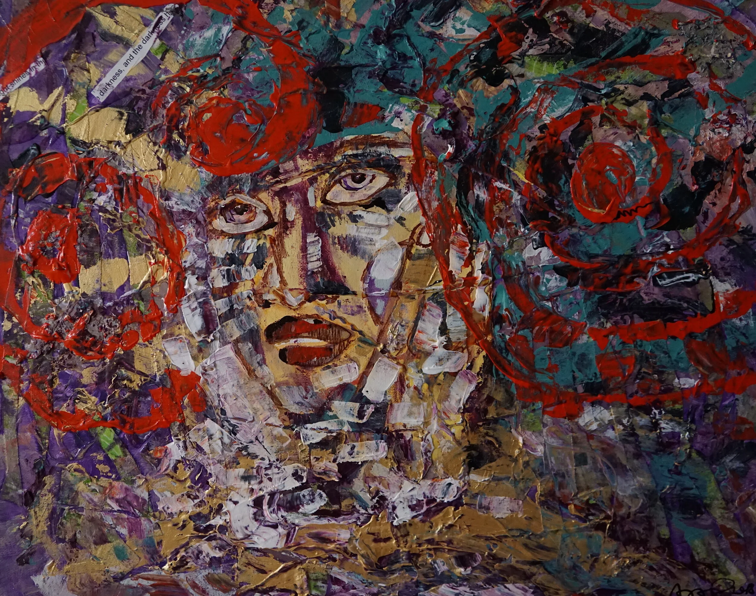 Madness, Mixed Media 16'/20 SOLD