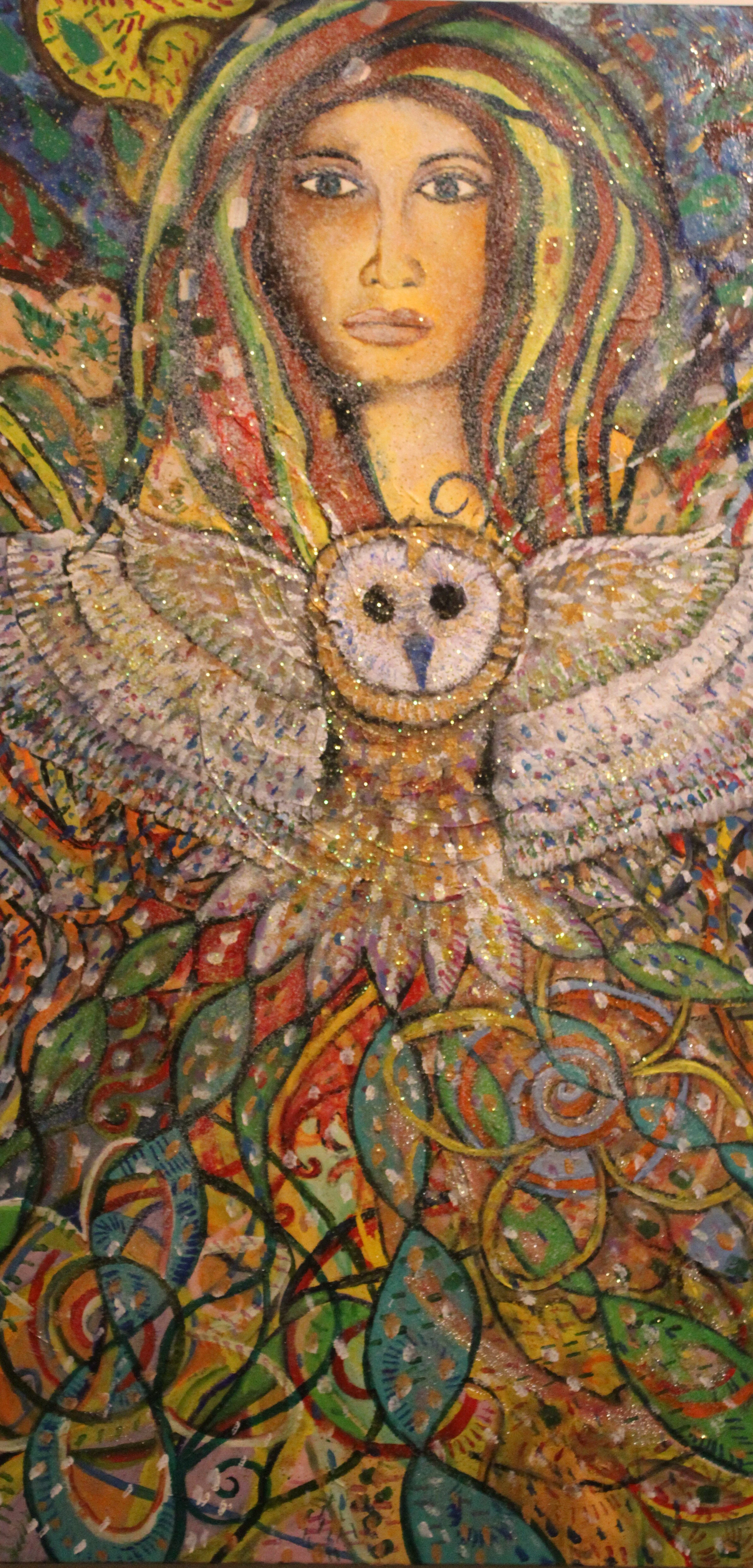 Inner Wisdom, Mixed Media, 48'/23,75'' $1500