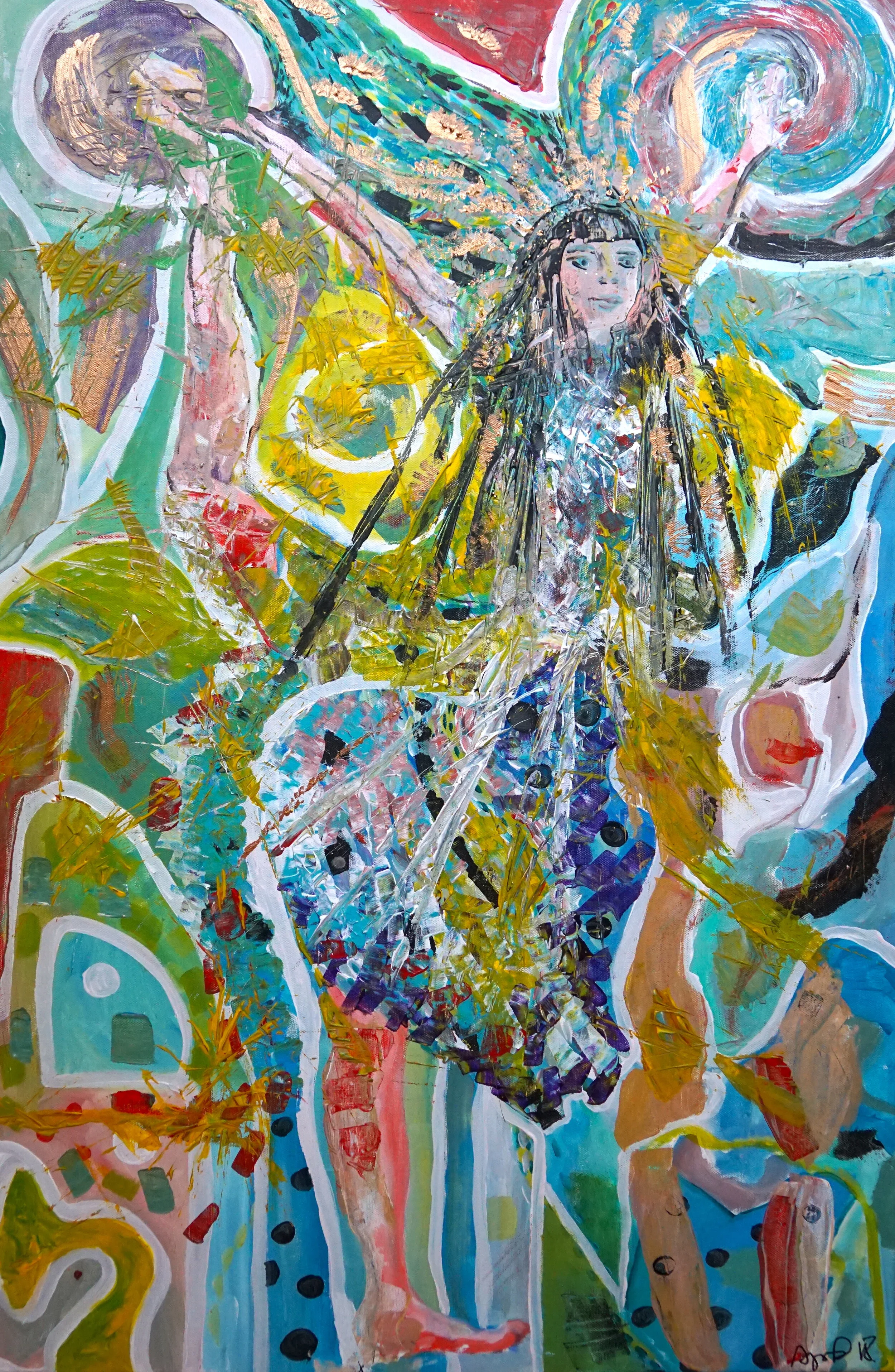 Trust Yourself and Fly, Acrylic Canvas 36'/24 '$800