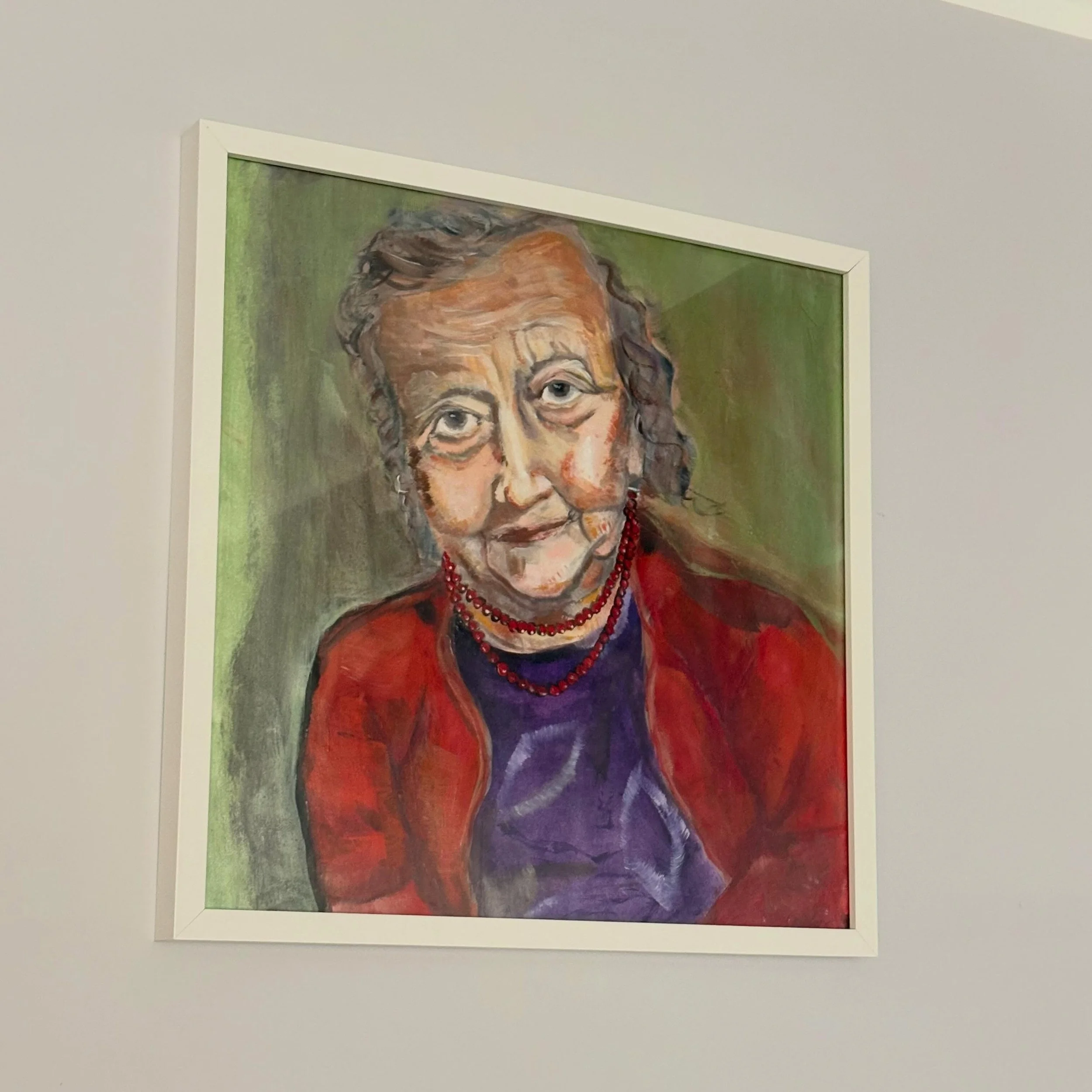 oh how I miss my babcia ( grandma) #babcia #art #wholeheartedarts #portrait
