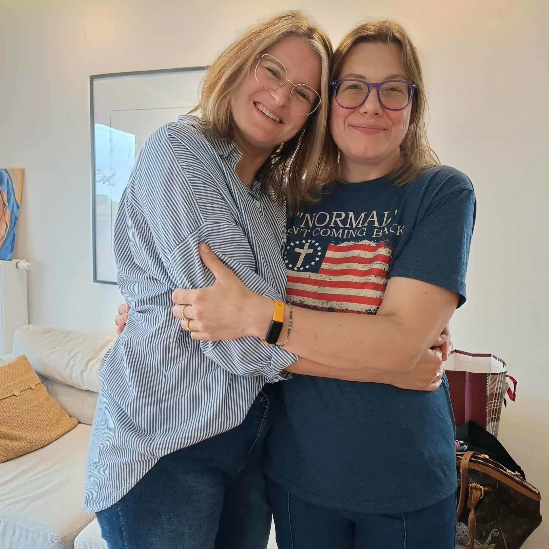 Last fall I got to see my best friend from childhood ! We had such a great time with her family. And I get to go and spend time with her today! Just sad my husband isn&rsquo;t with me again! Traveling without my husband is ok but not so fun! He is my