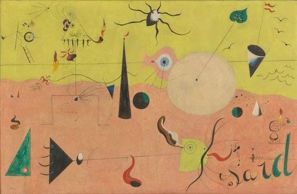 The Hunter, Miró, 1924, oil on canvas
