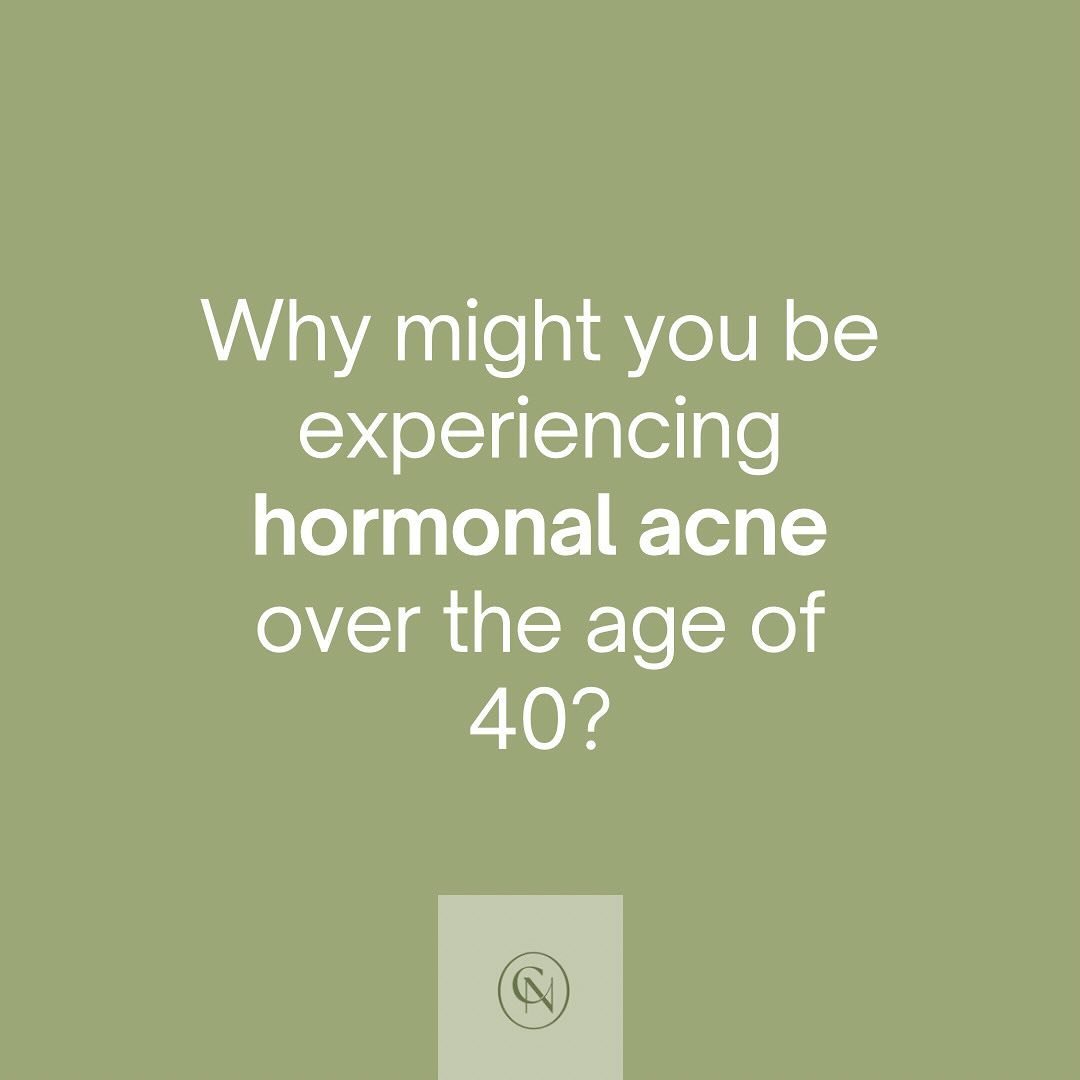 Are you feeling like you&rsquo;ve been transported back to your teenage years? If you&rsquo;re wondering about why you&rsquo;re dealing with hormonal acne in your 30s and beyond, here are some factors to take into account.

#chelseanutrition #acnepro