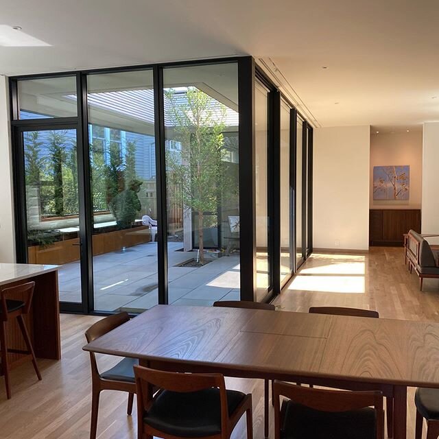 The NW Portland Courtyard House is wrapping interior work now. The crew @don_tankersley_co have pulled of a stunning feat to execute the completion of this home during the pandemic while maintaining a high standard of safety. With Don&rsquo;s design 