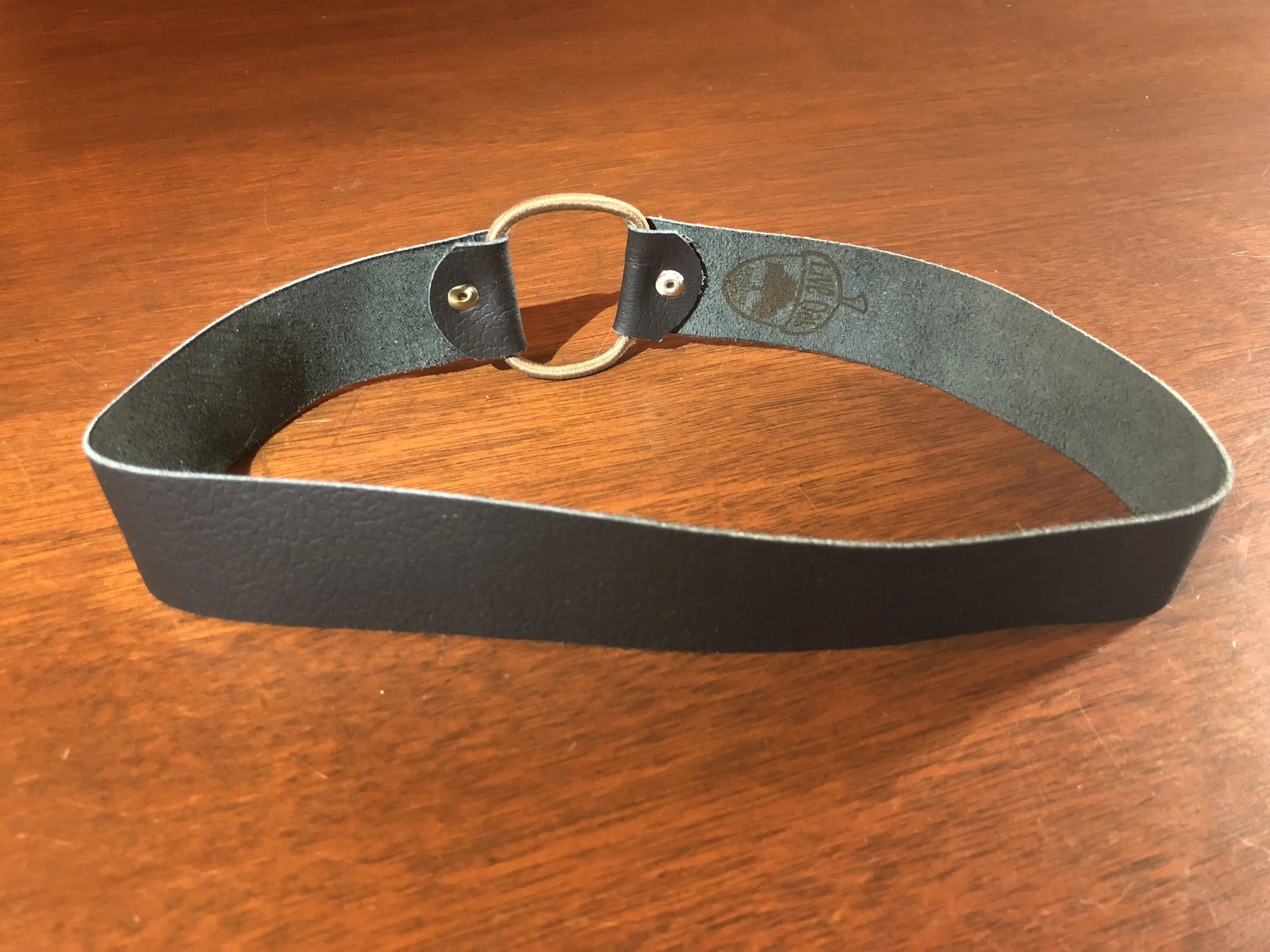 Leather hair band