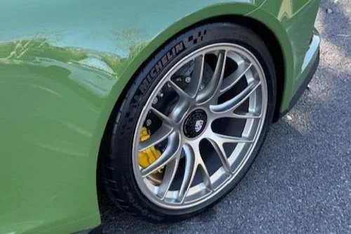 BBS RE MTSP Aluminum, 991.2 GT3 Nato Olive x White Gold BBS MTSP