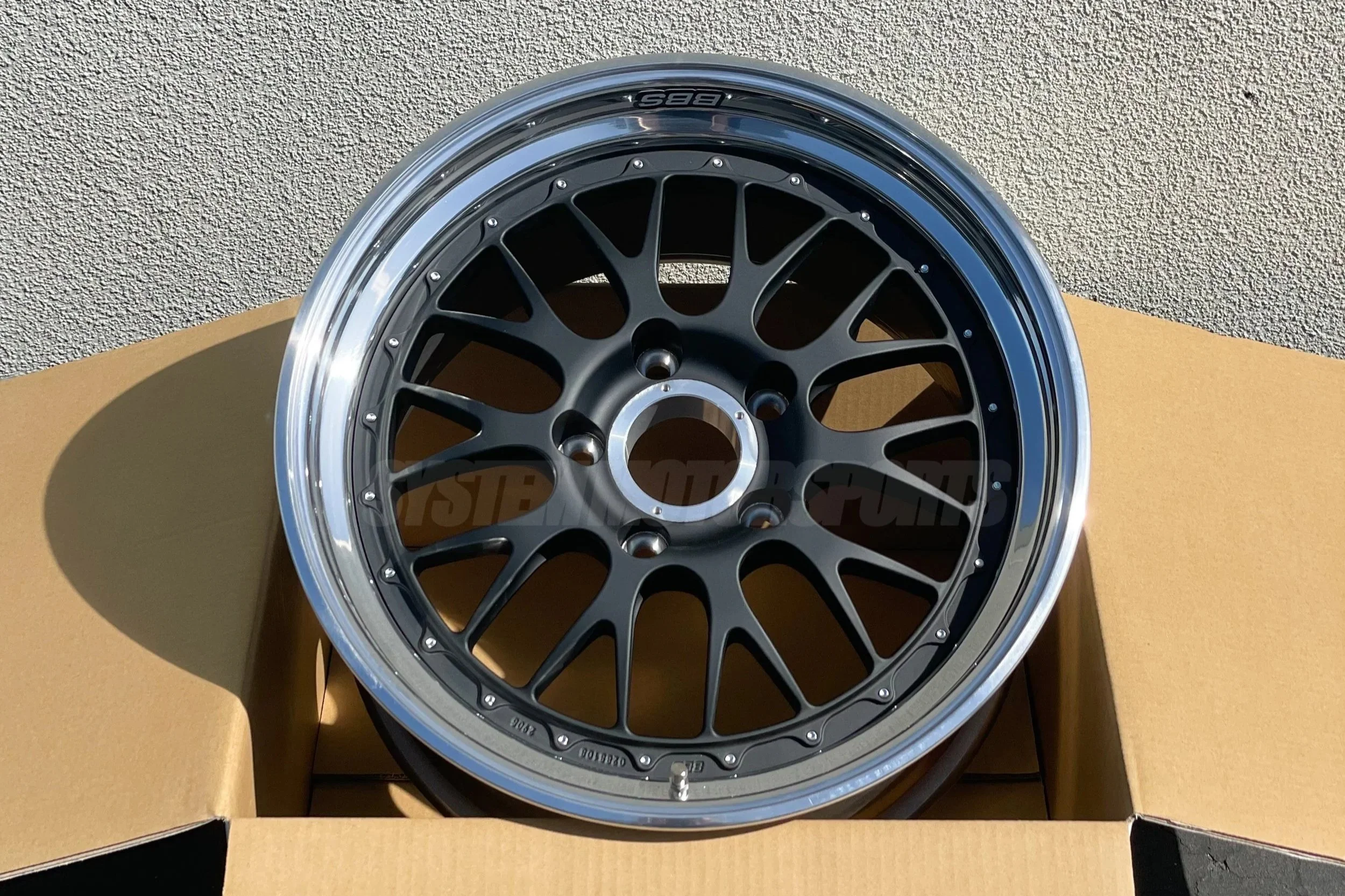 BBS E88 in Satin Black w/ Diamond Cut Rim!