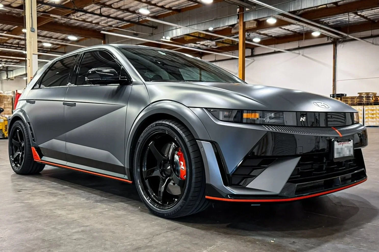 Hyundai Ioniq 5N x Advan GT Premium 21x10 Racing Gloss Black