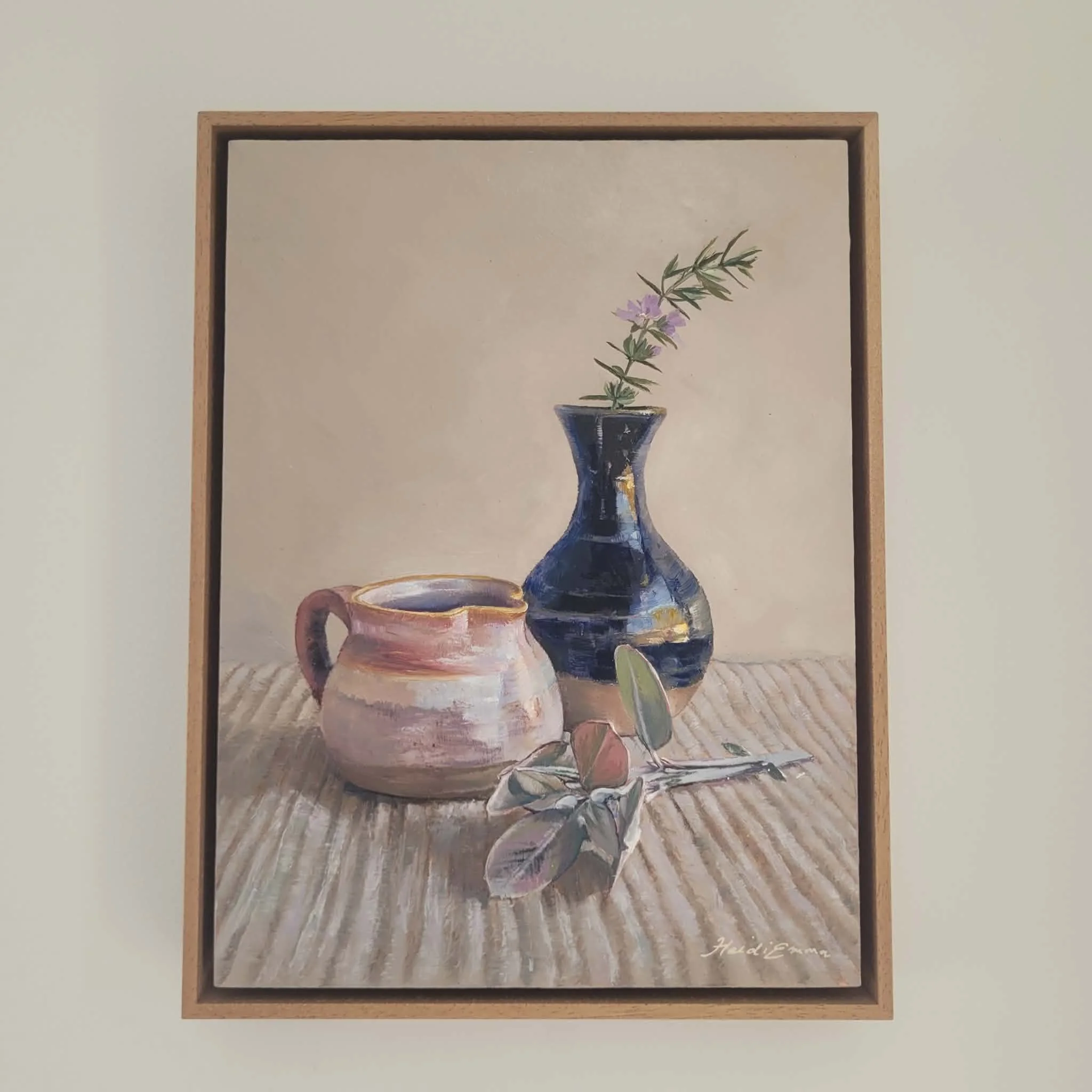 A stretched canvas print of Held in Stillness