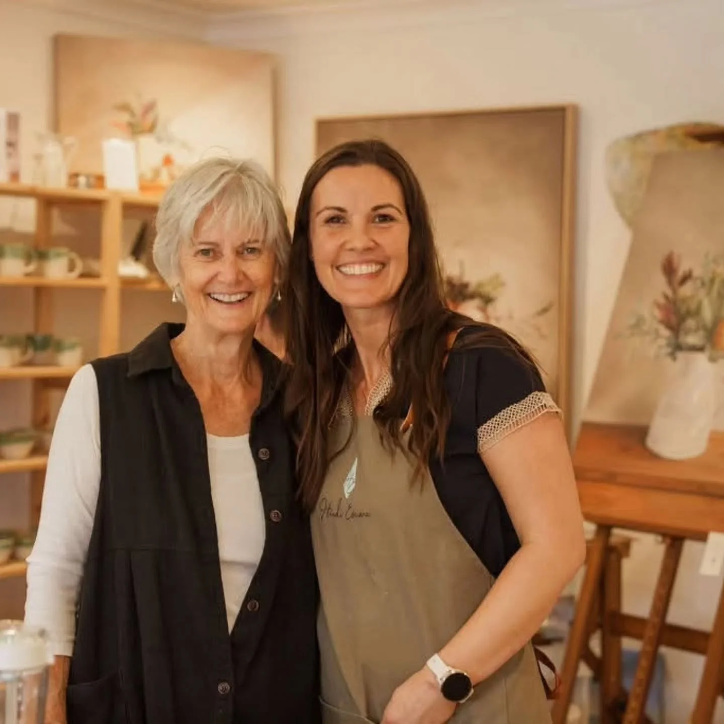 Stephanie and I could not be more delighted with the response to our work by all the art lovers and collectors crossing the threshold of Stephanie's light filled shop and studio. 

It warms our hearts to hear how you resonate with the pieces and of t
