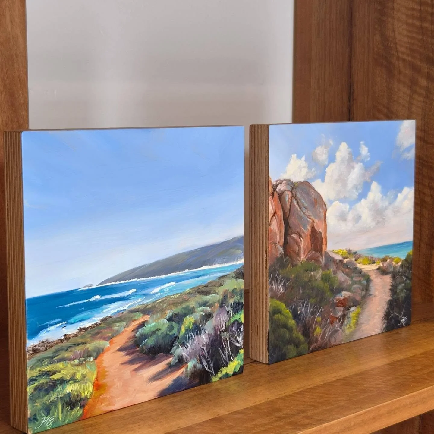 Postbox Painting Drop!

"Come Walk With Me"

"Past the Mossy Shadows"

20 x 20cm handmade oil on birch ply
$440 each (includes postage)

First to comment SOLD secures it. 🙌

----

Postbox Paintings are my regular release of origi