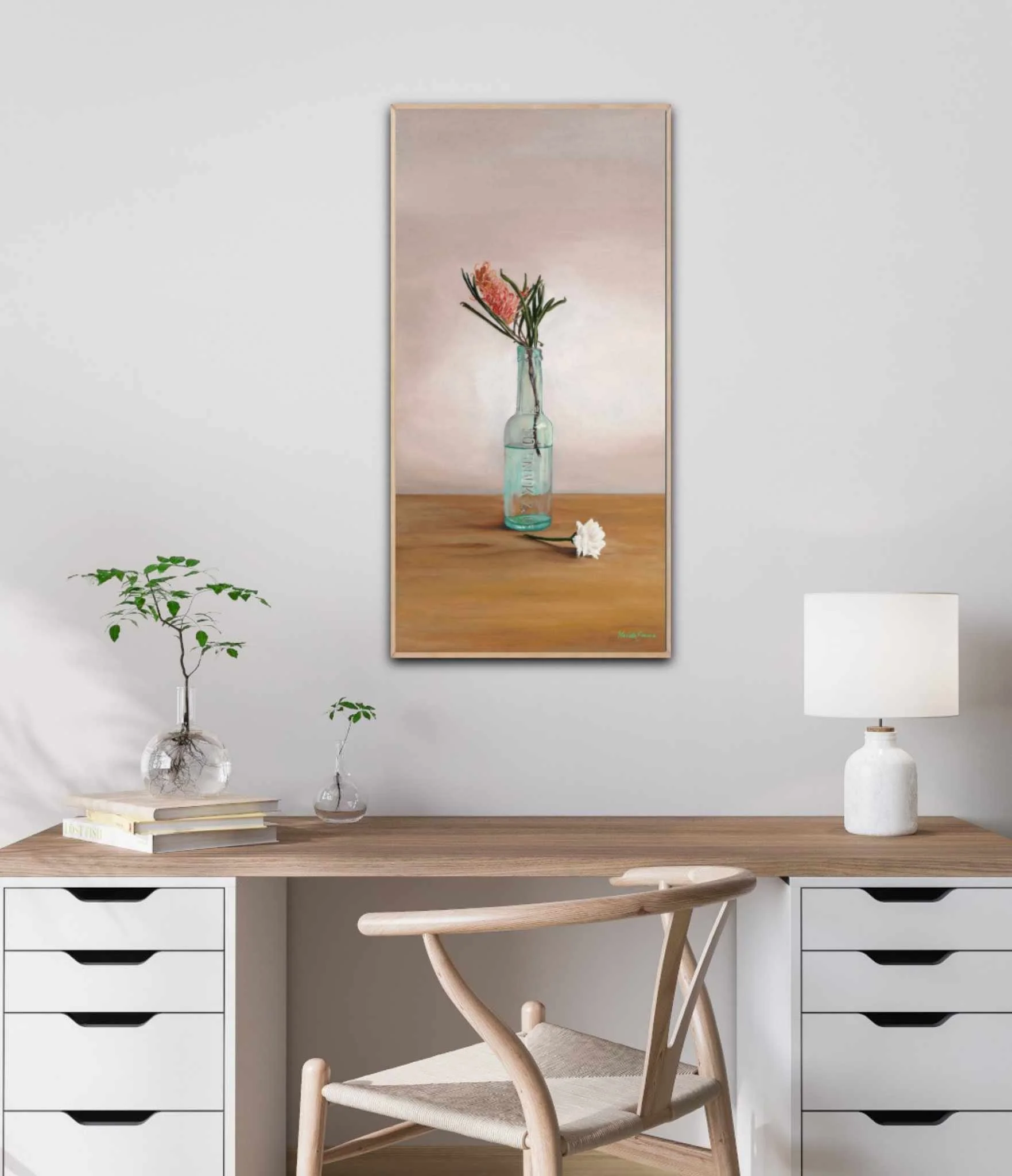 Freshly Picked 2 hanging above a desk