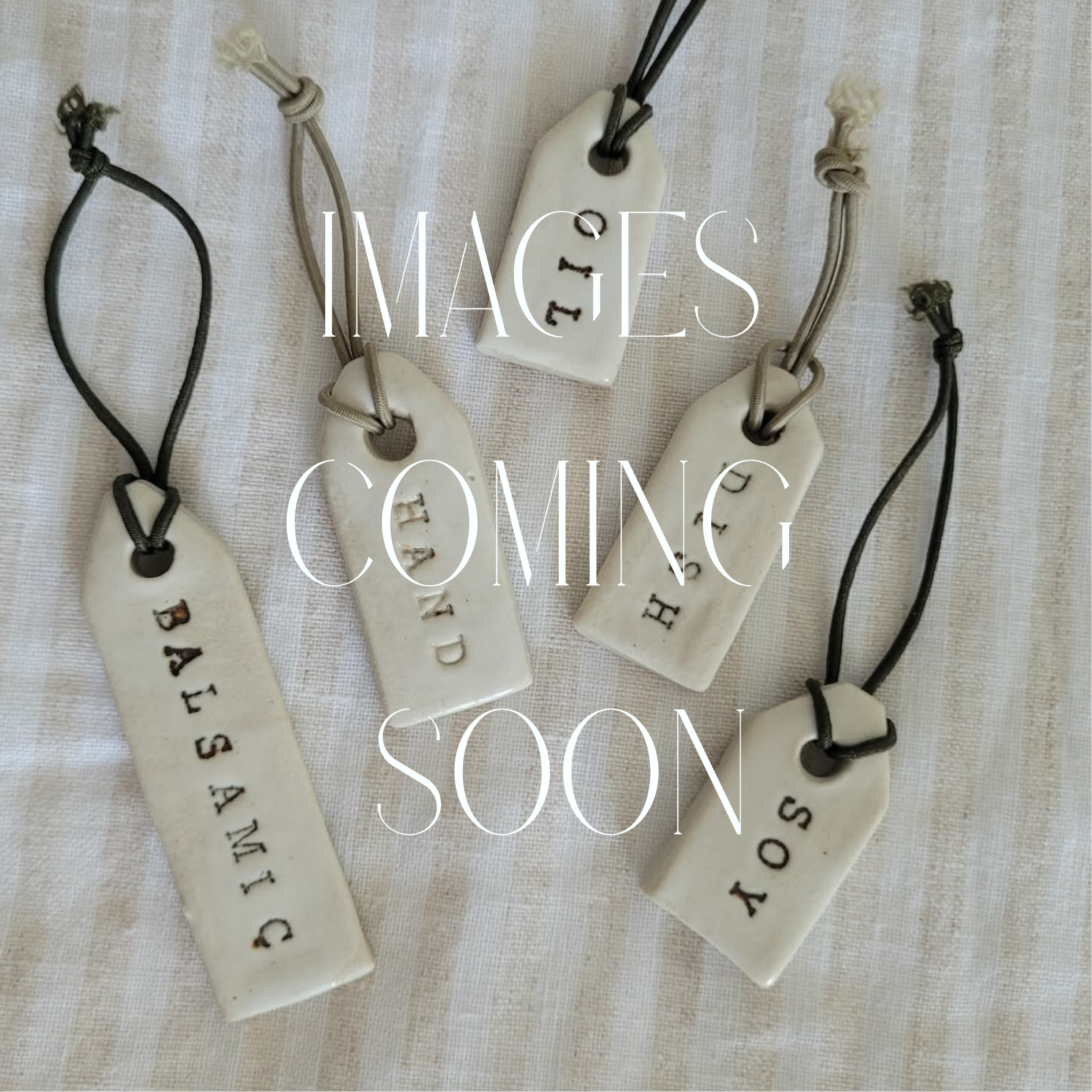 Vinegar — Ceramic Bottle Tag