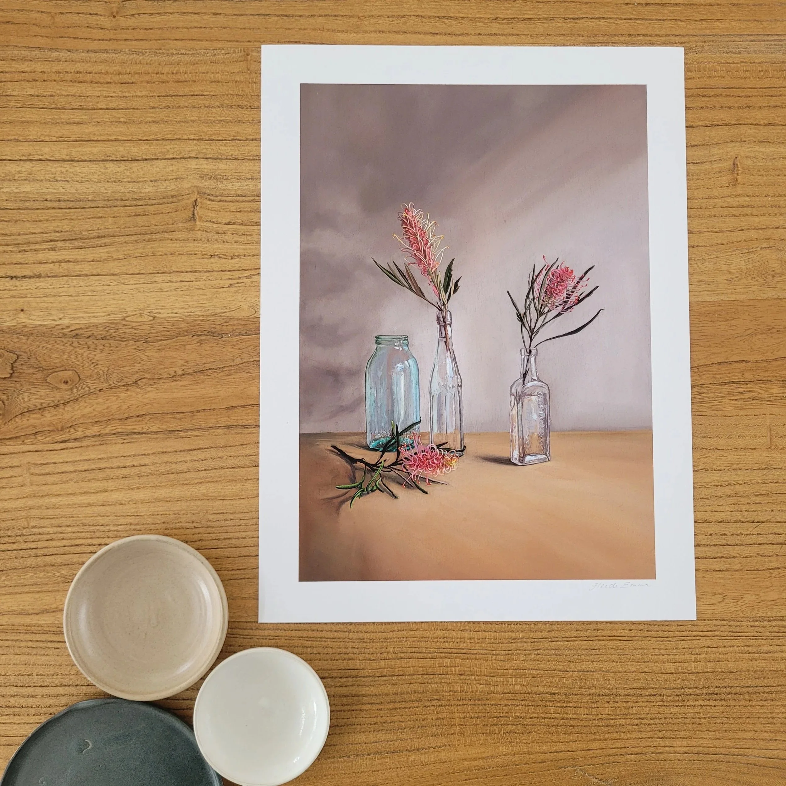 Love Conquers All as a small paper print is slightly cropped from the original image in order to fit a standard A4 frame